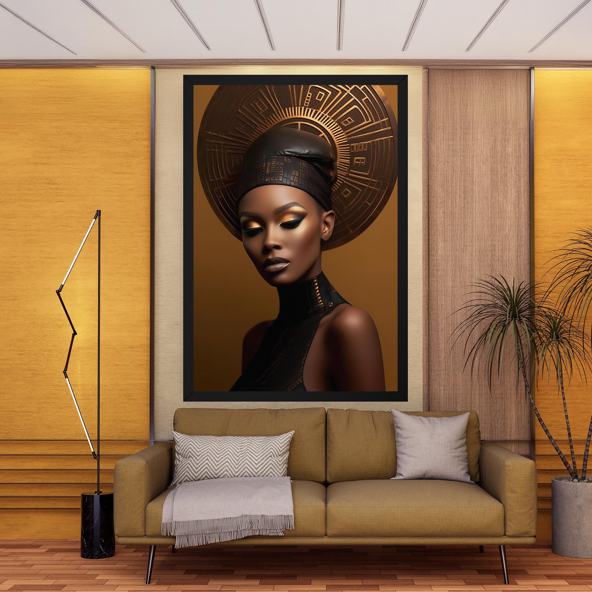 Картина на платно African Abstract Art mockup 9