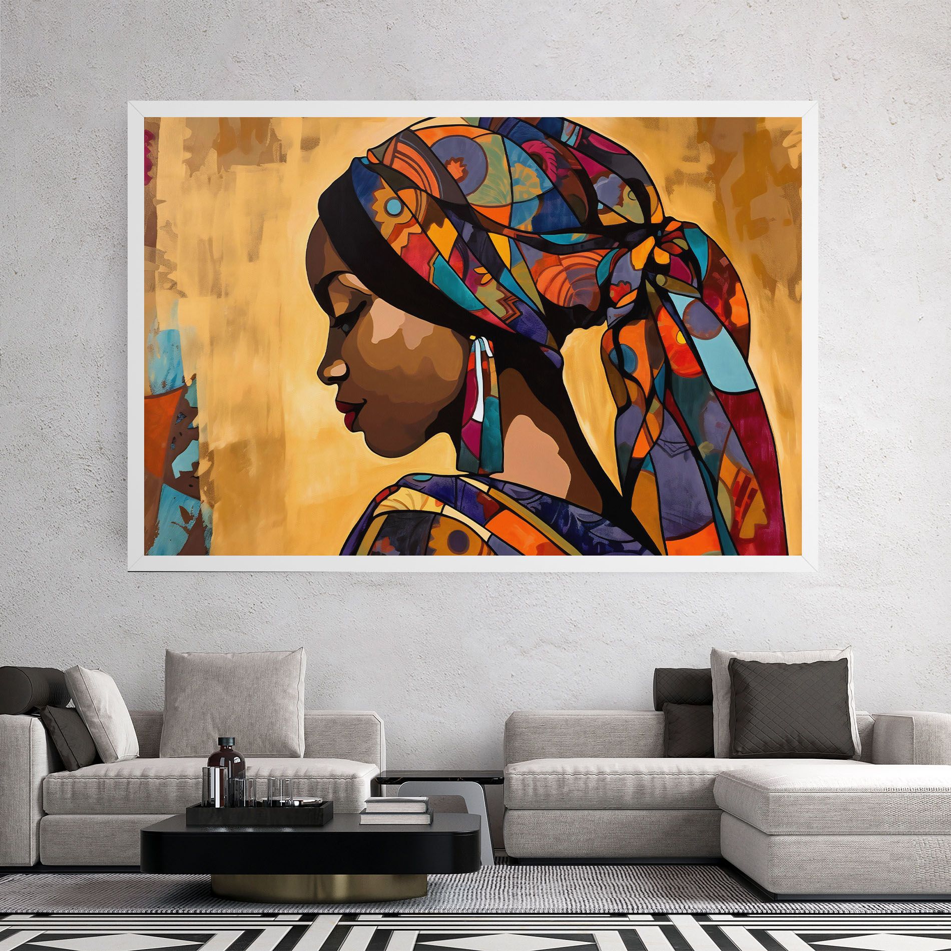 Headscarf Pretty Woman mockup 2