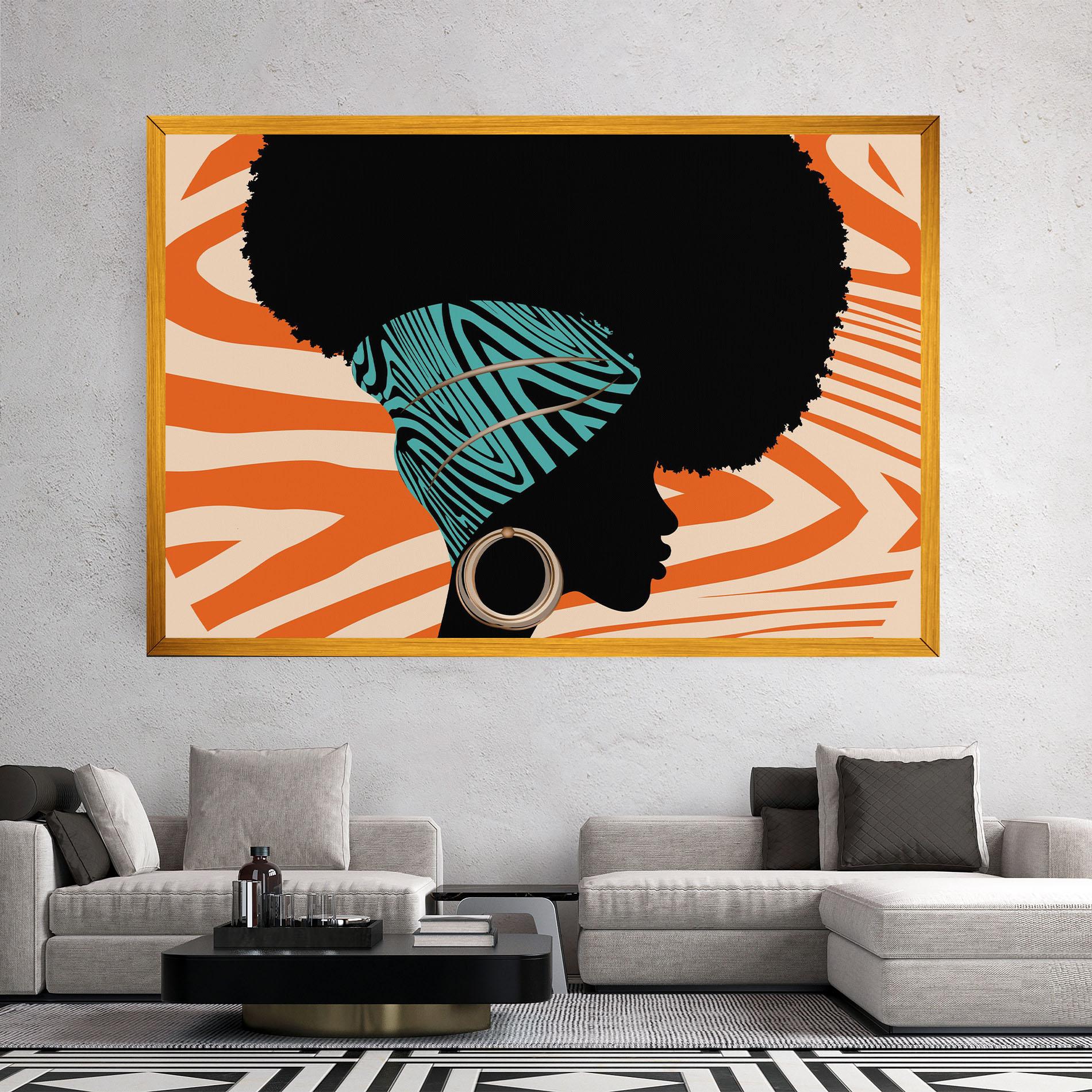 Картина на платно African Bandana mockup 2