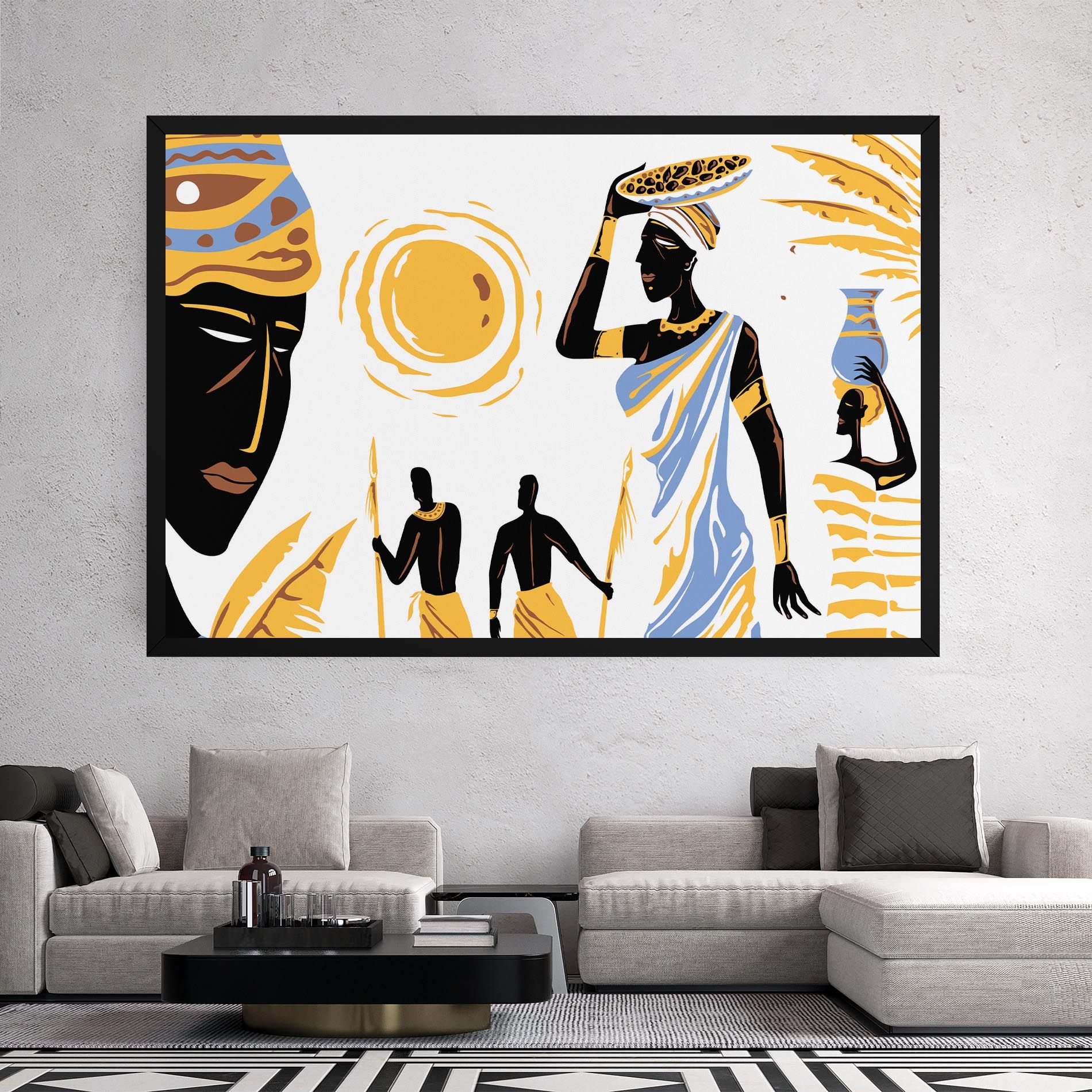 African Drawing mockup 2