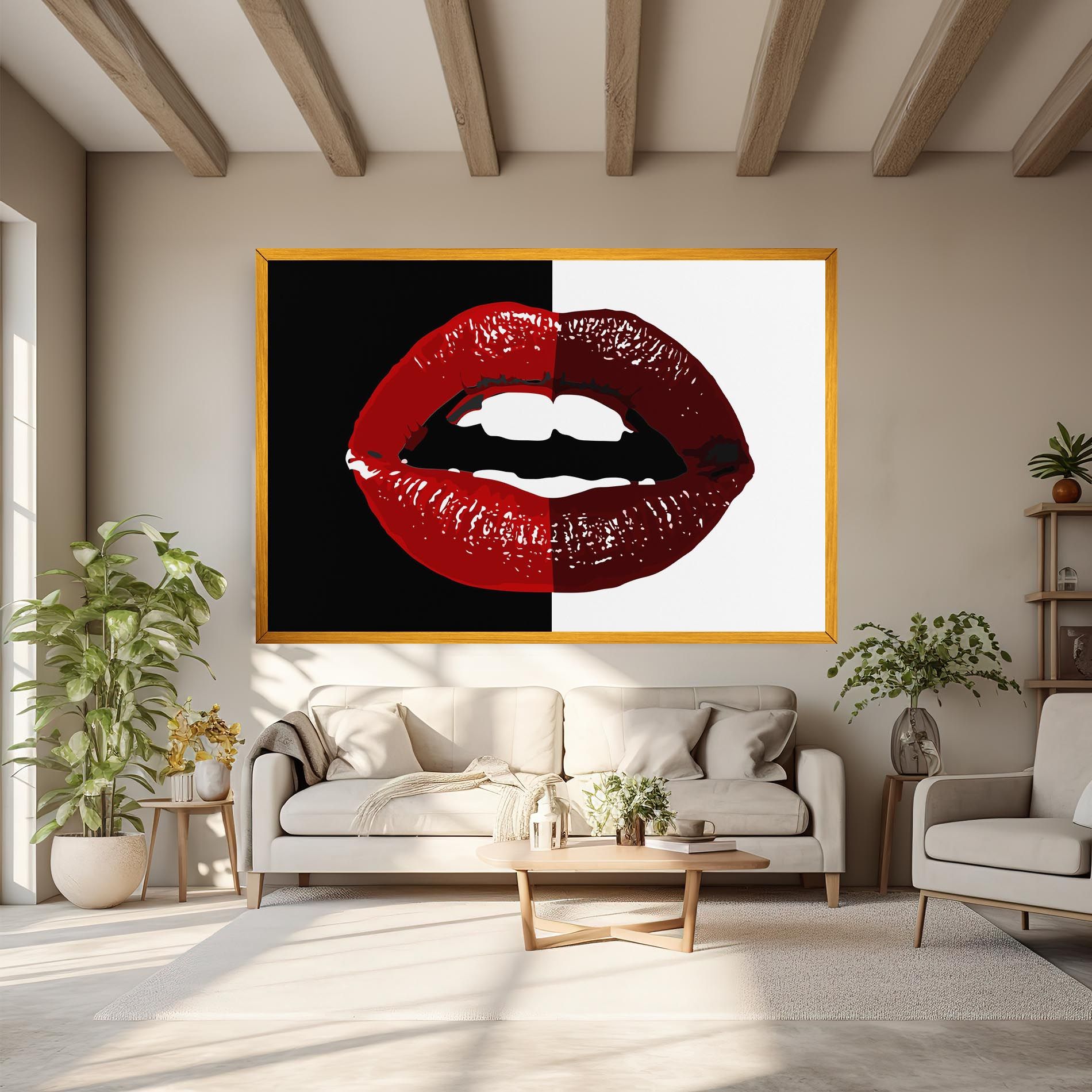 Red Shade Lips mockup 6