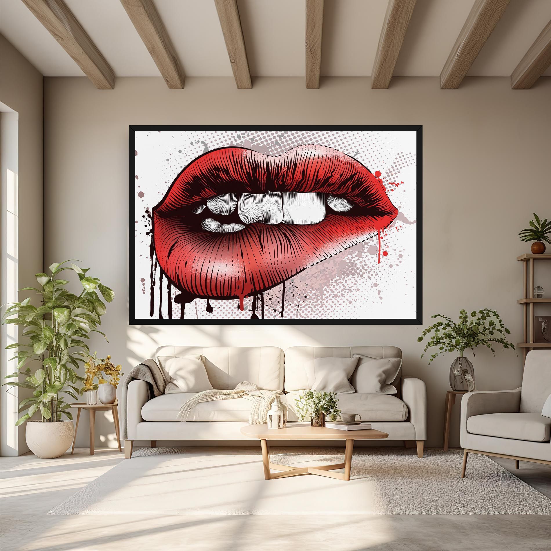 Lips Pop Artistic mockup 6