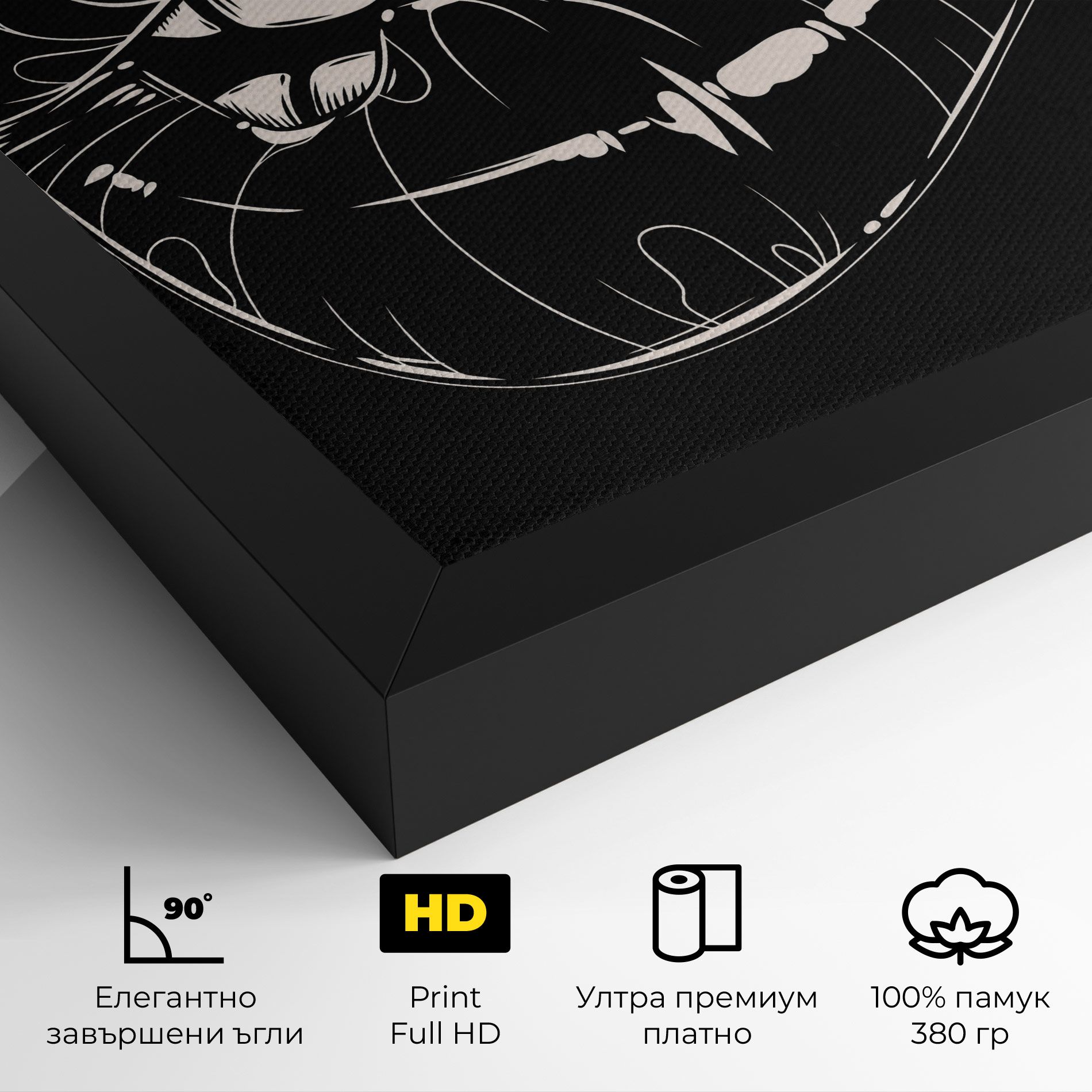 Juicy Lips On Black mockup 4