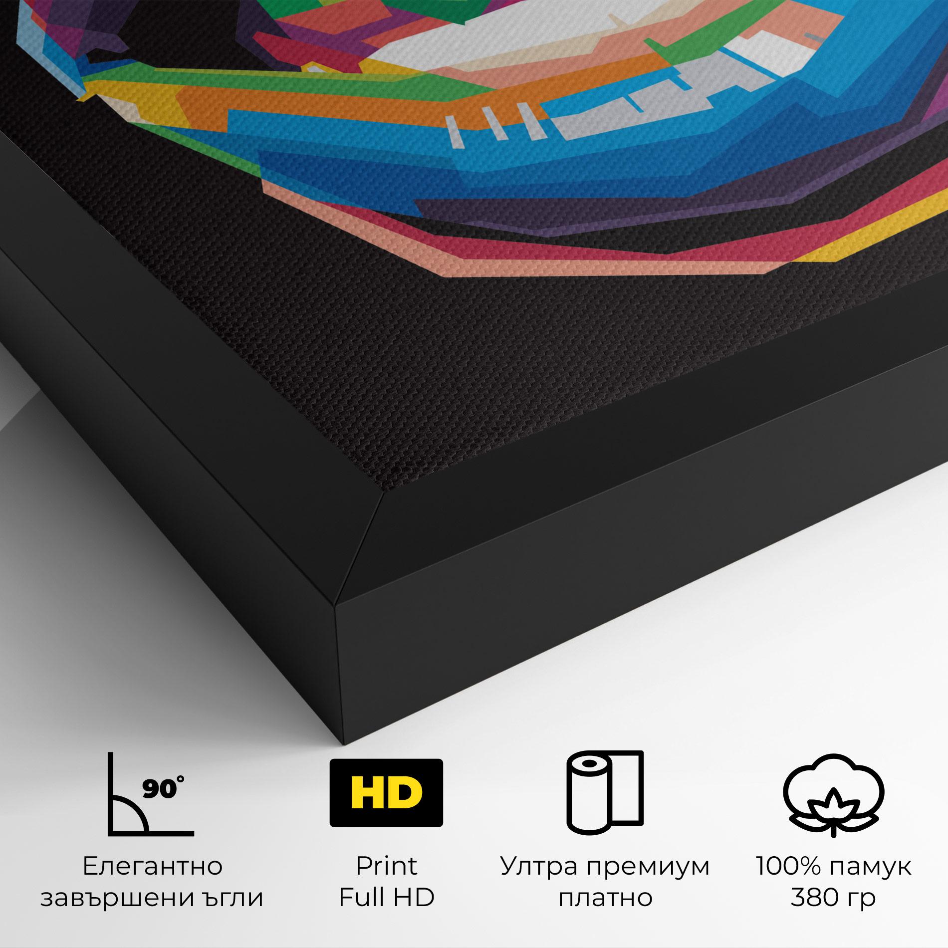 Картина на платно Lips Toungue mockup 4