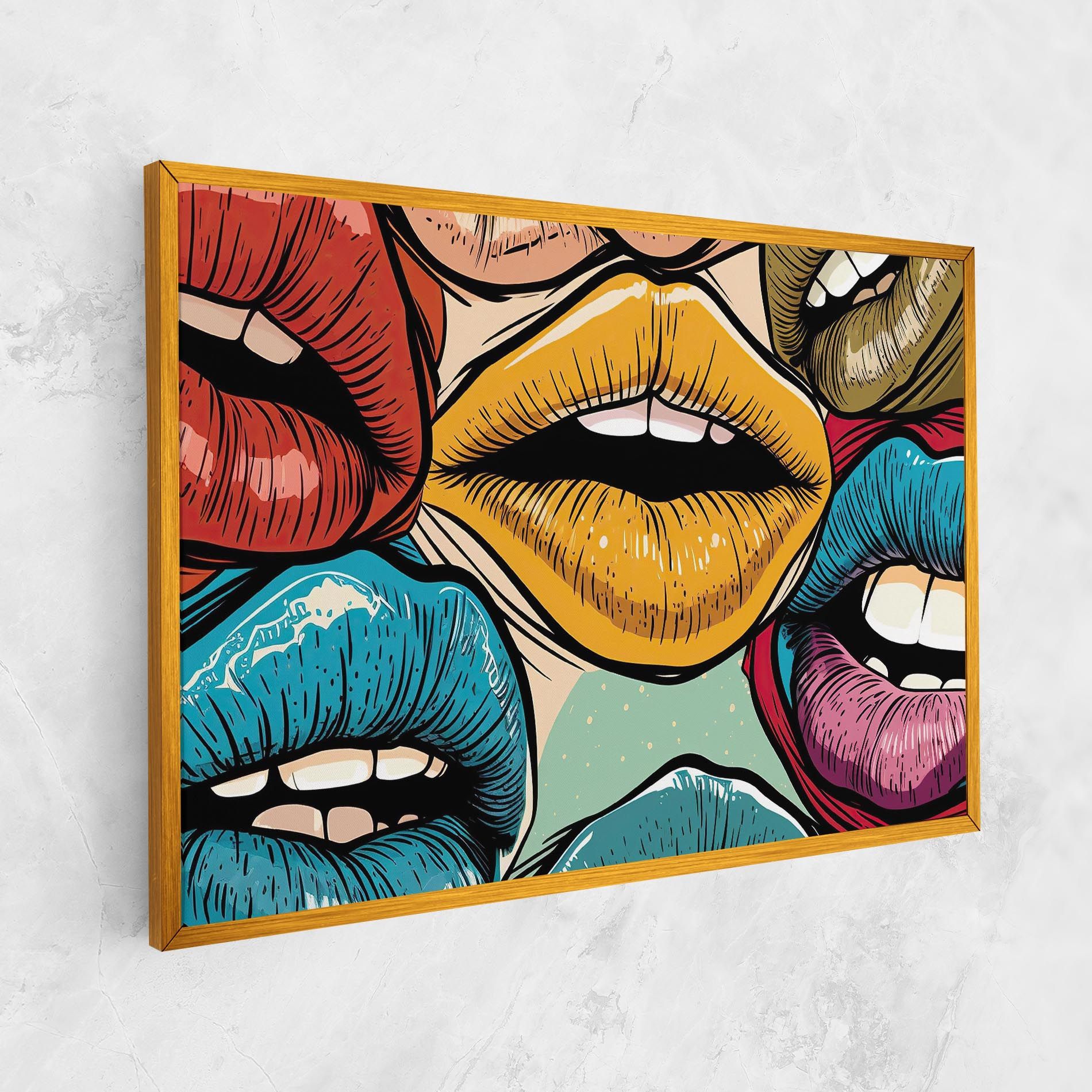 Comic Book Color Lips mockup 1
