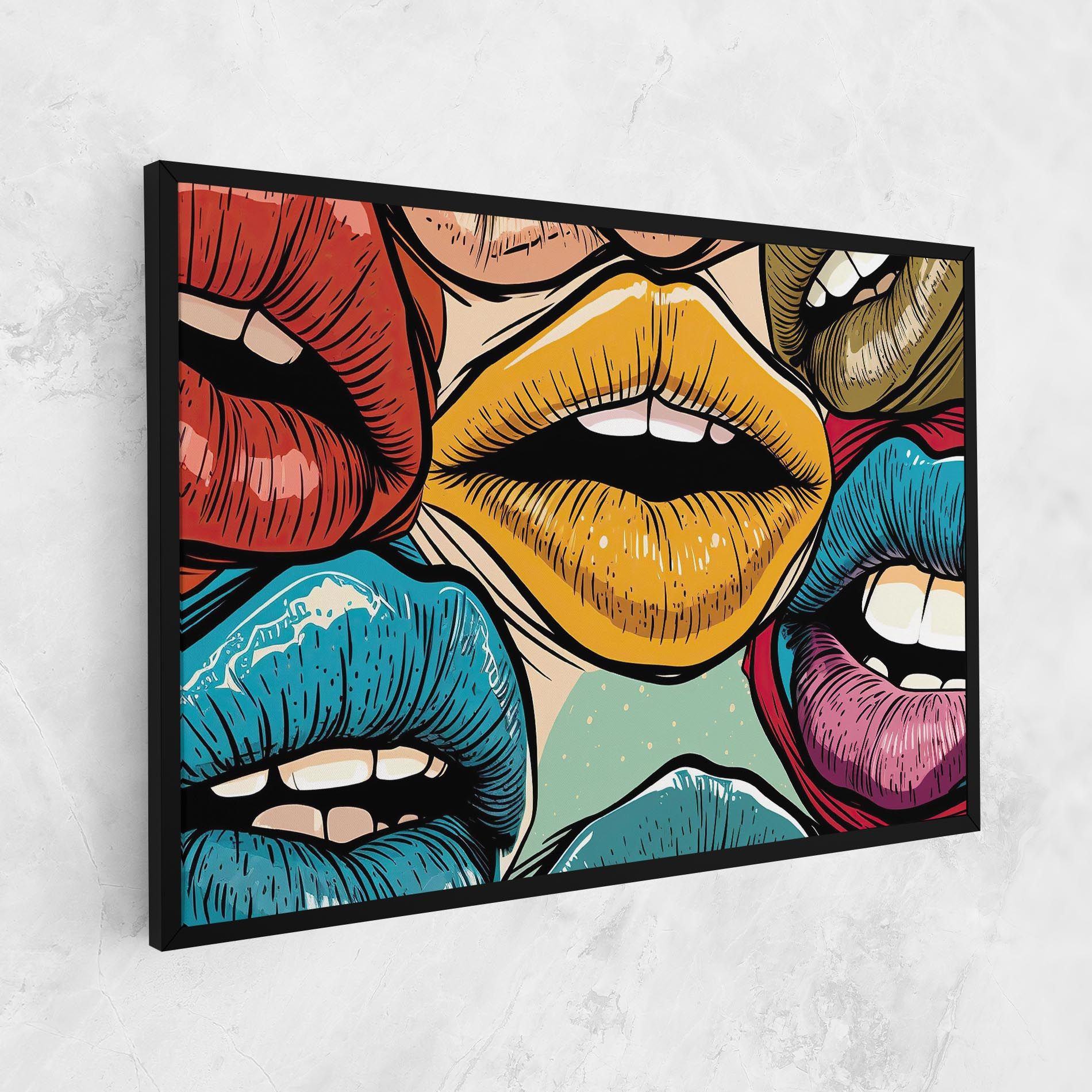Comic Book Color Lips mockup 1