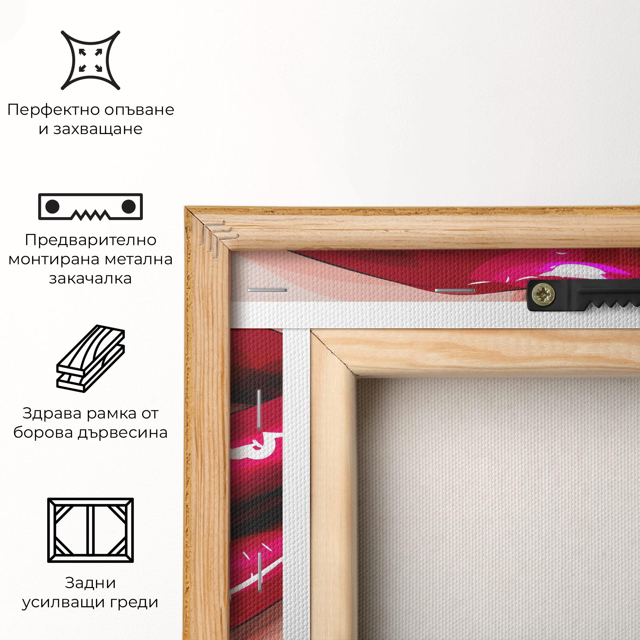 Картина на платно Chilli Lips mockup 5