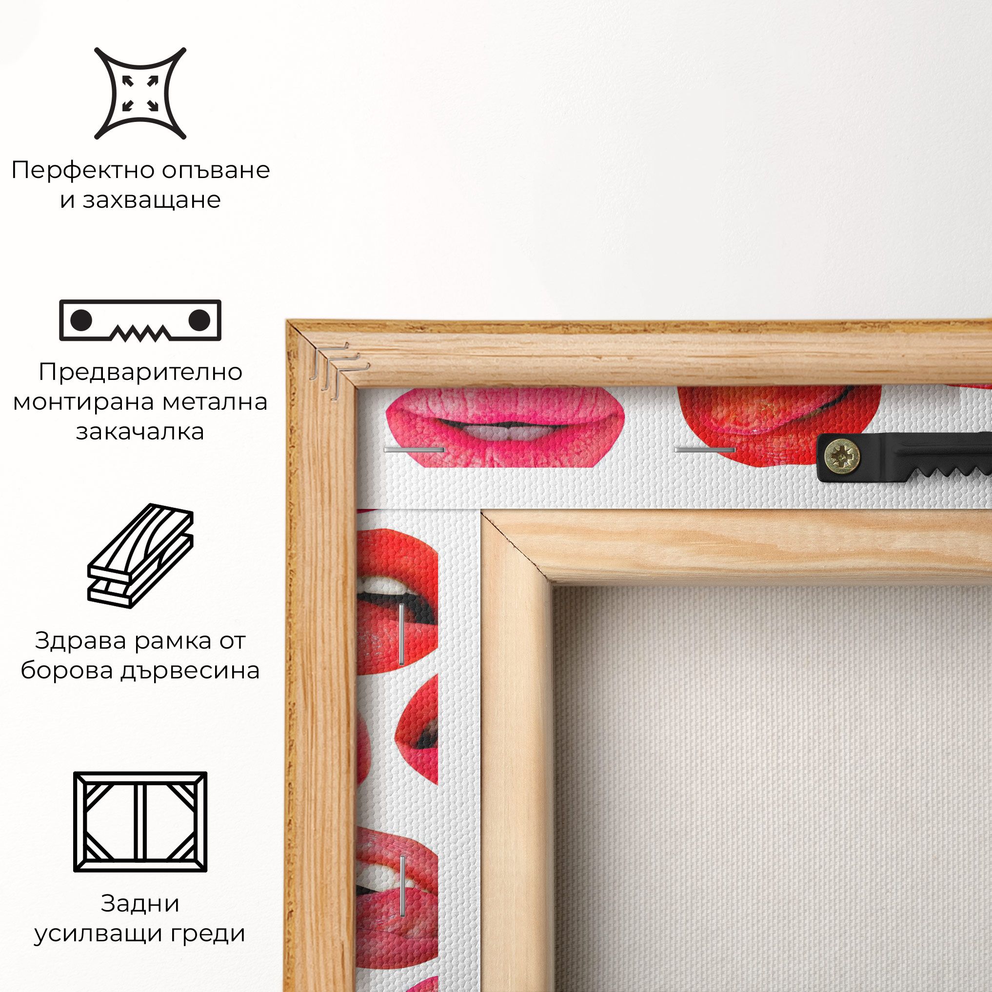 Red Lip Female mockup 5