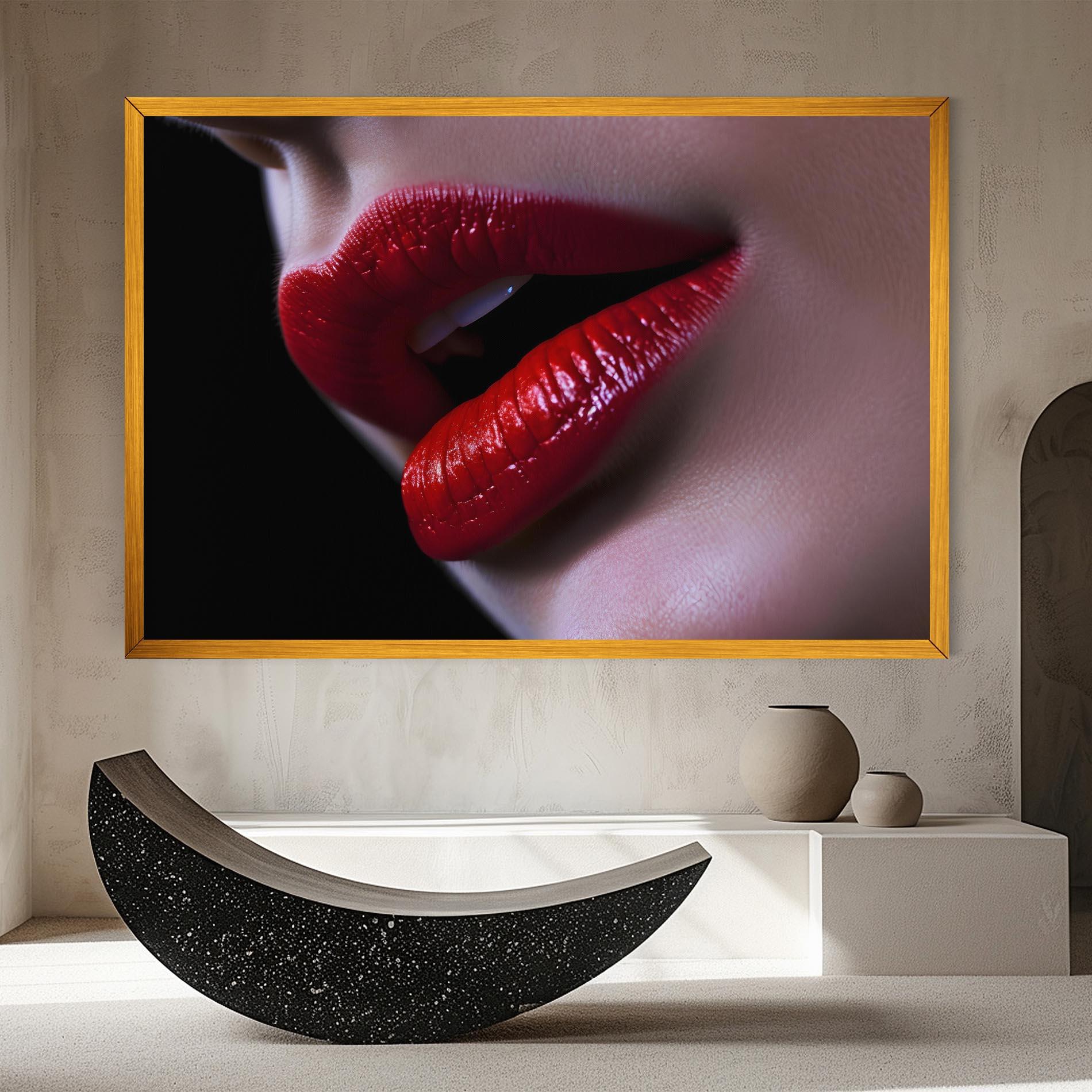 Картина на платно Close Up Woman mockup 8