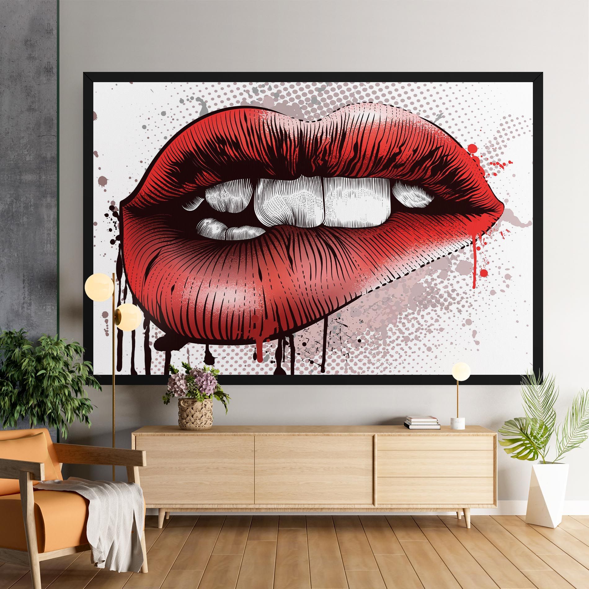 Lips Pop Artistic mockup 9