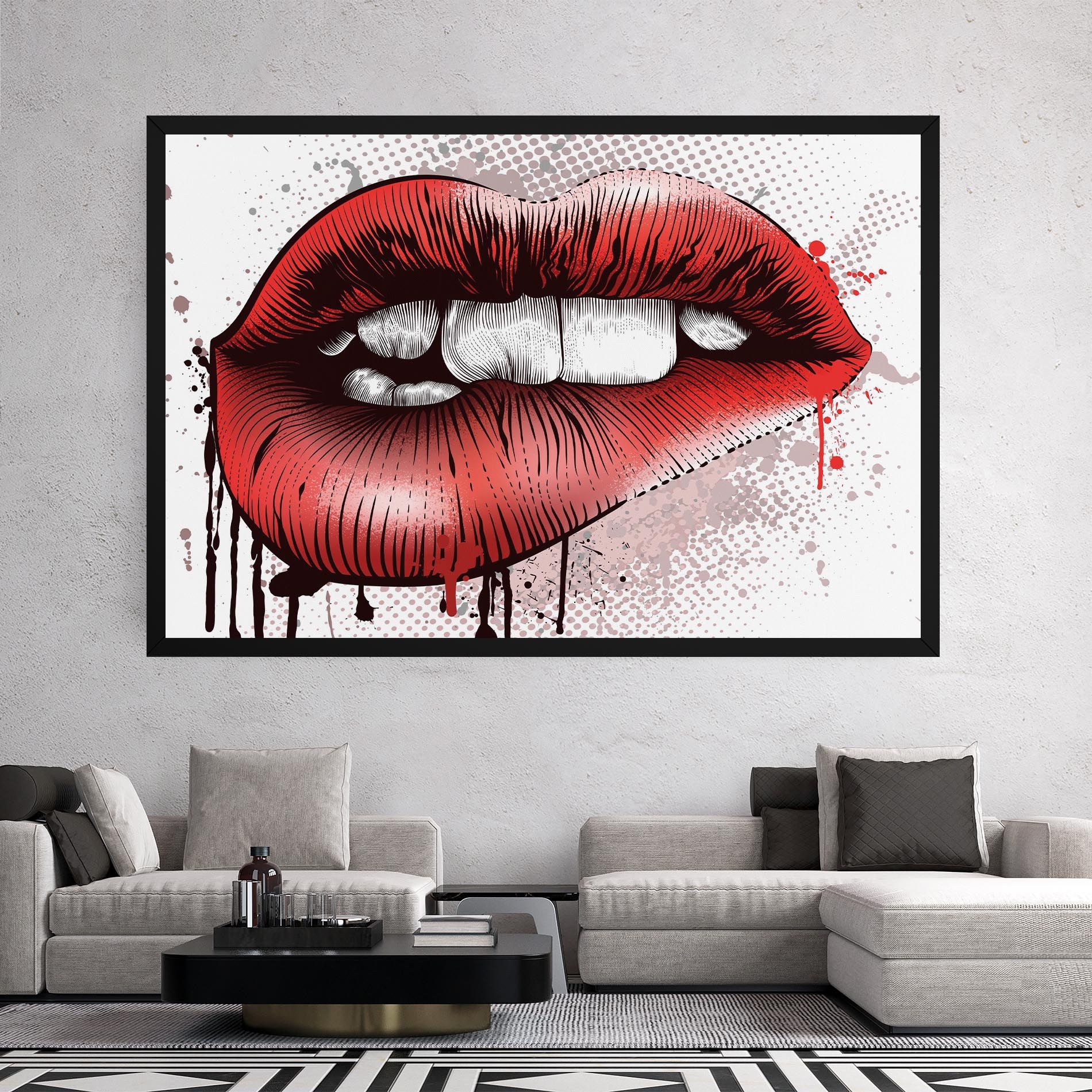 Lips Pop Artistic mockup 2