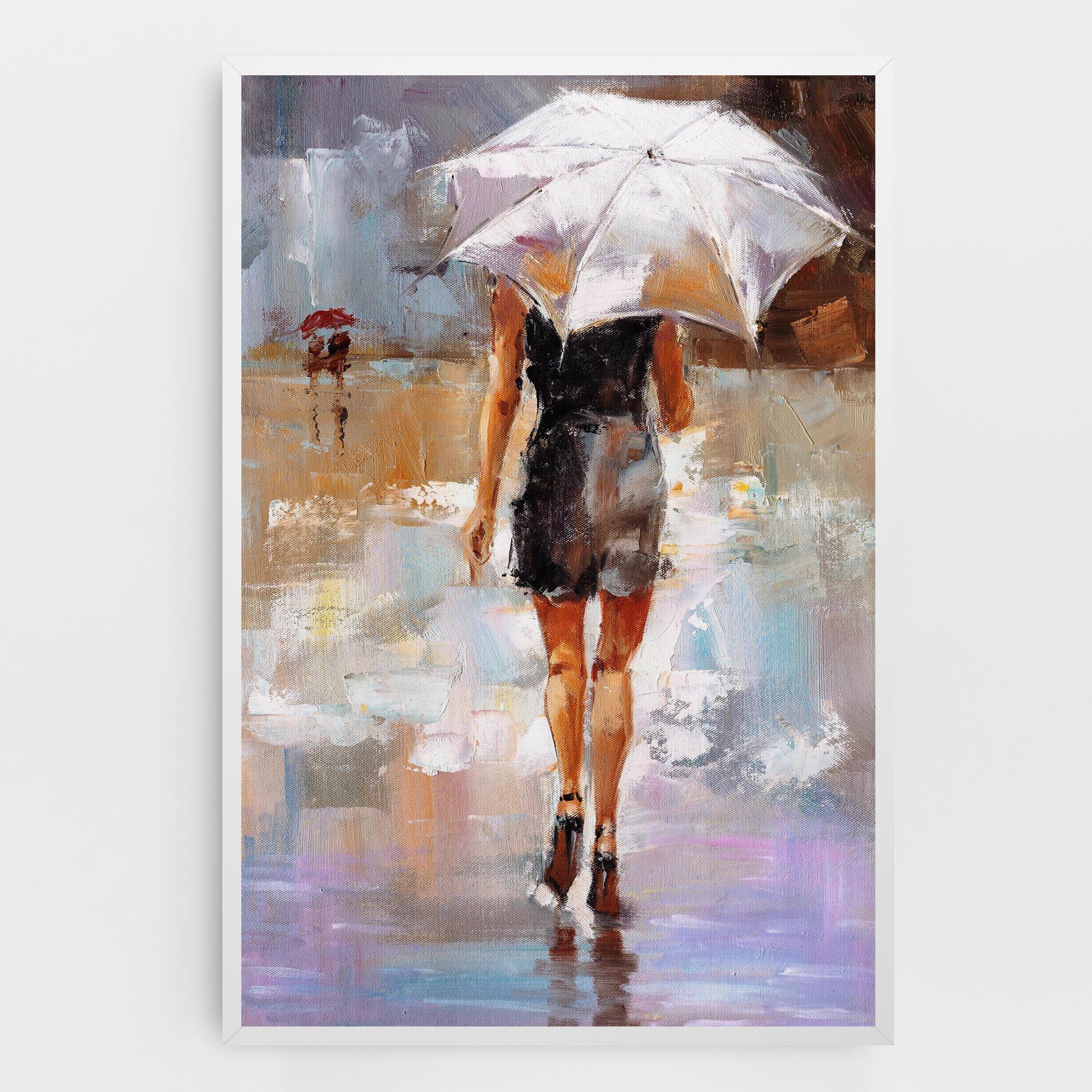 Картина на платно Fashion Lady mockup 0