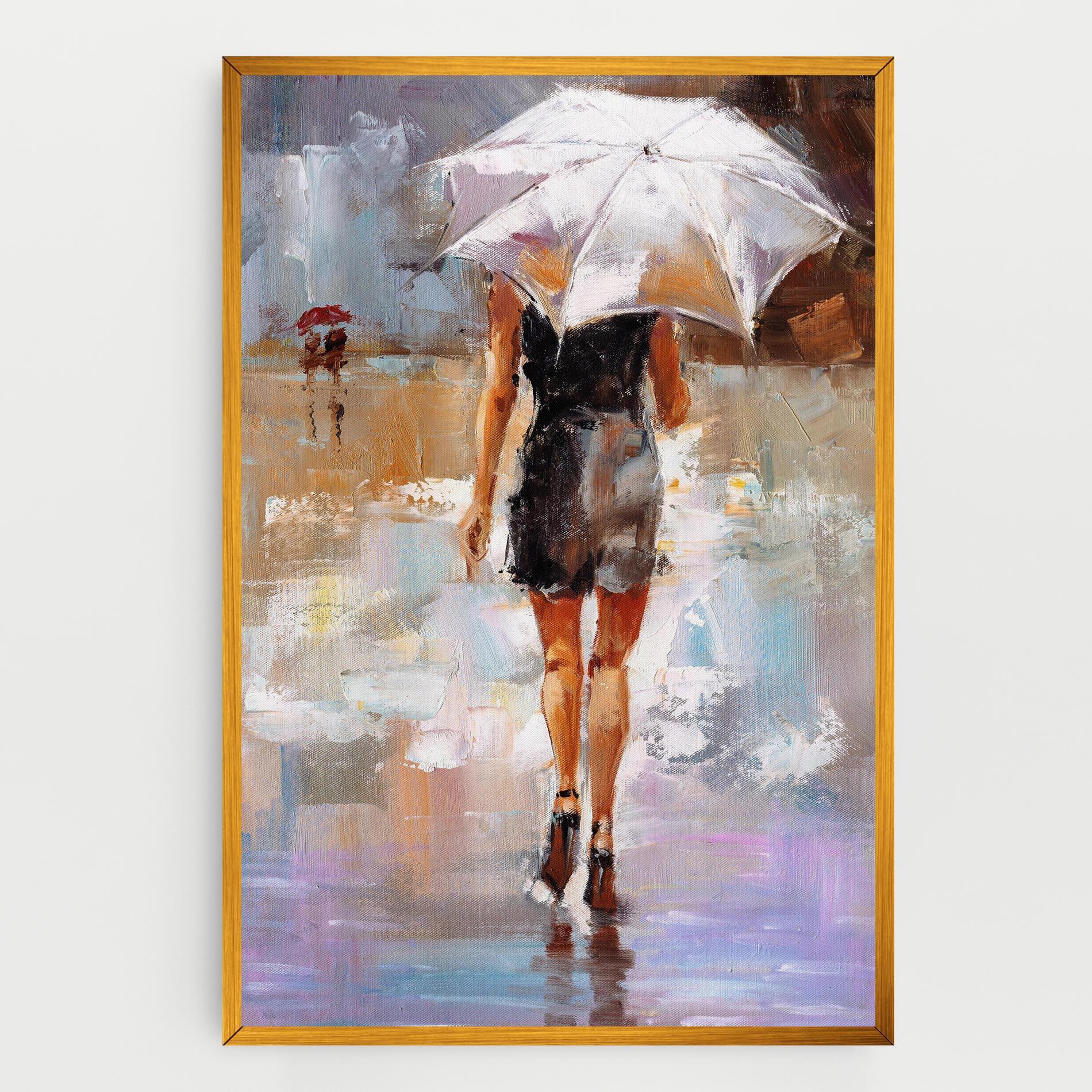 Картина на платно Fashion Lady mockup 0