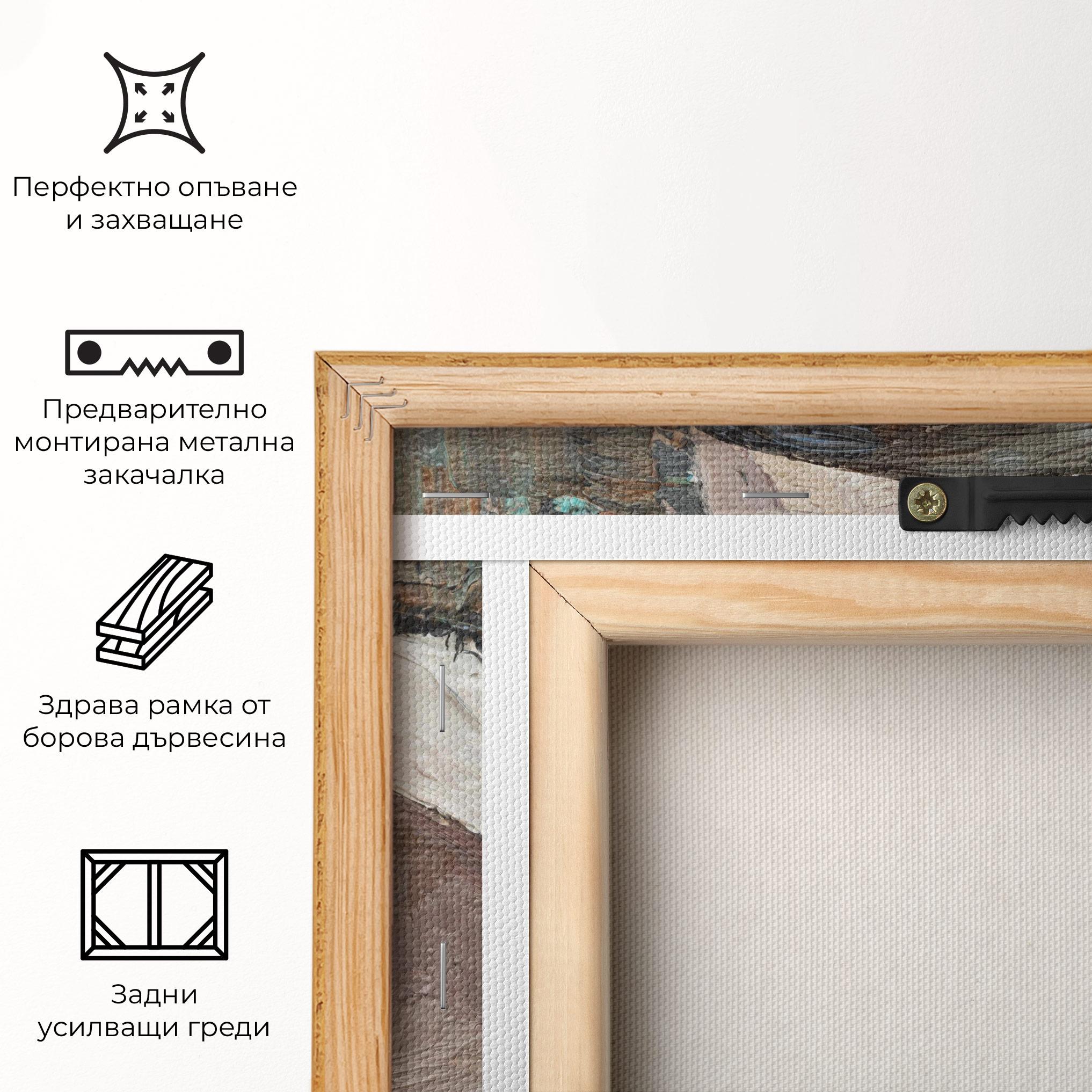 Картина на платно White Lady mockup 5