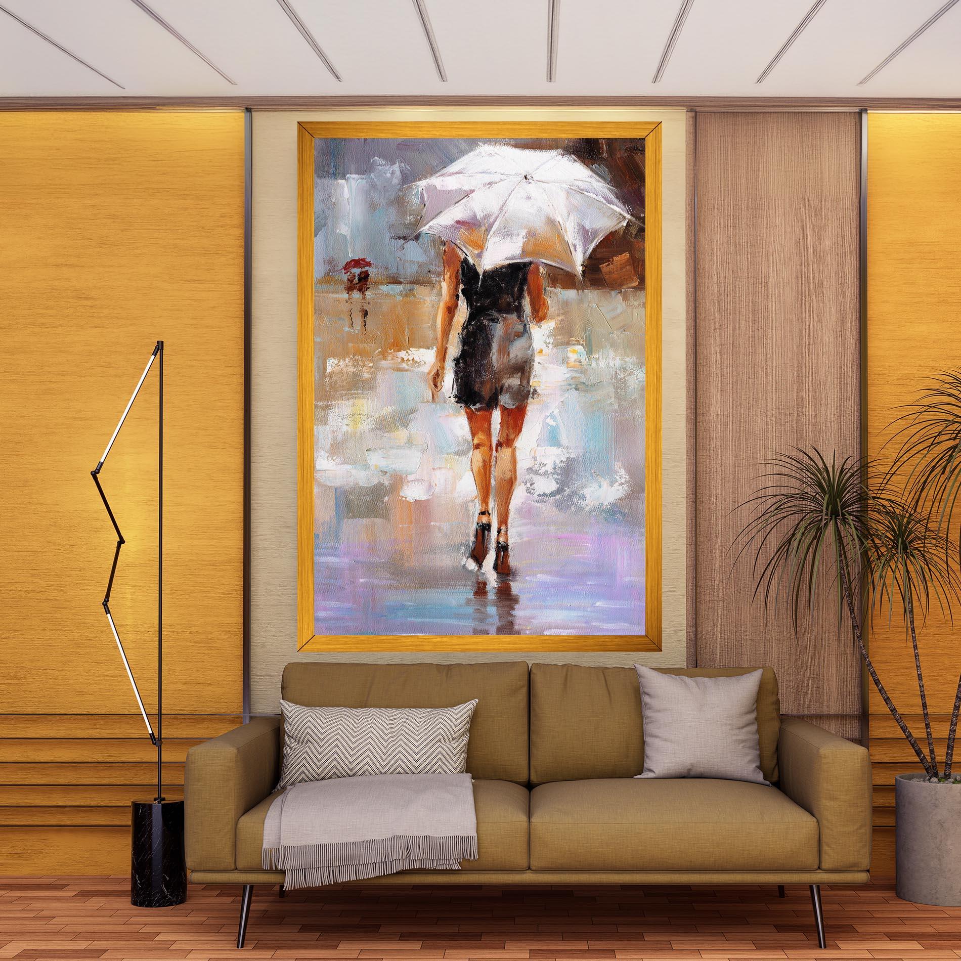 Картина на платно Fashion Lady mockup 9