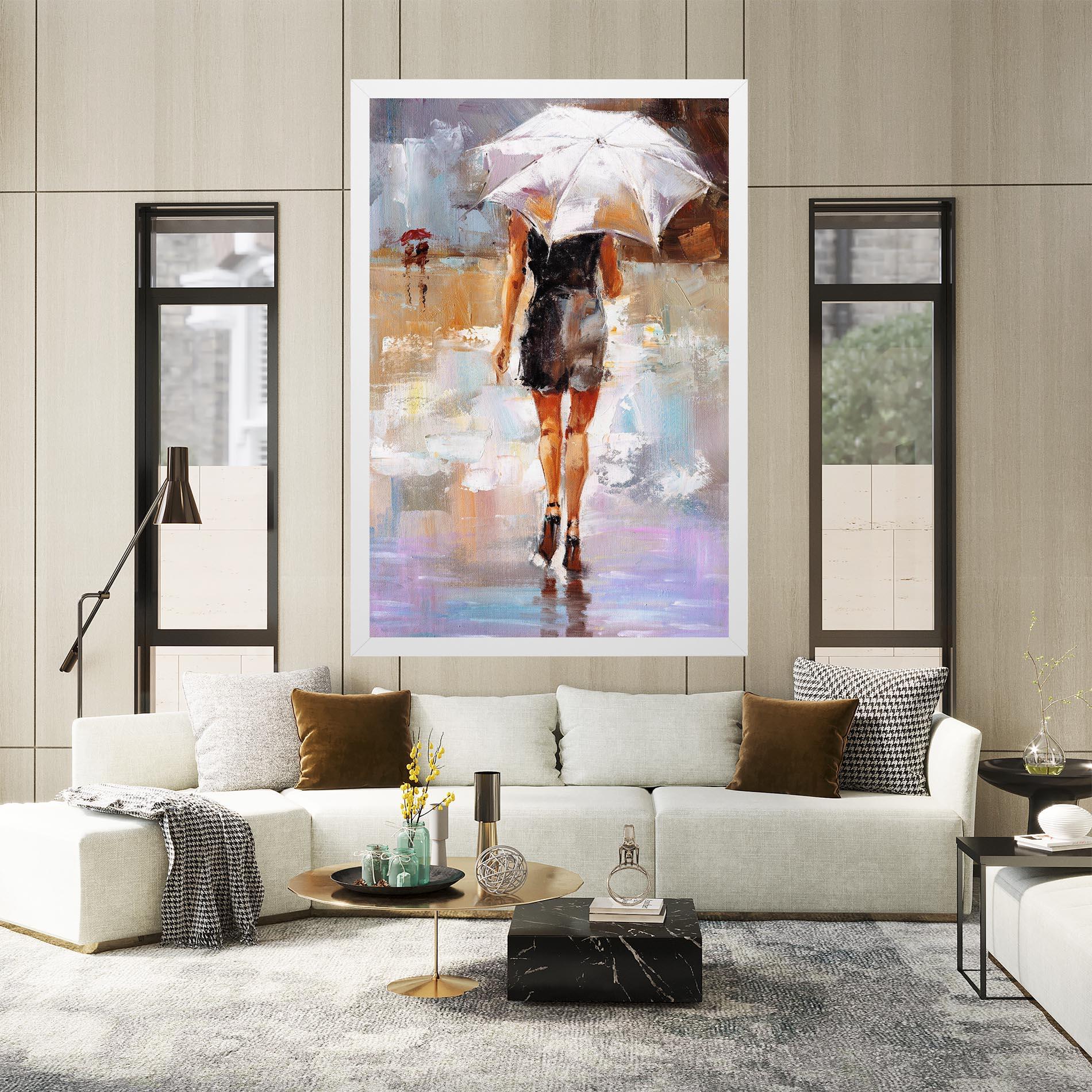 Картина на платно Fashion Lady mockup 2