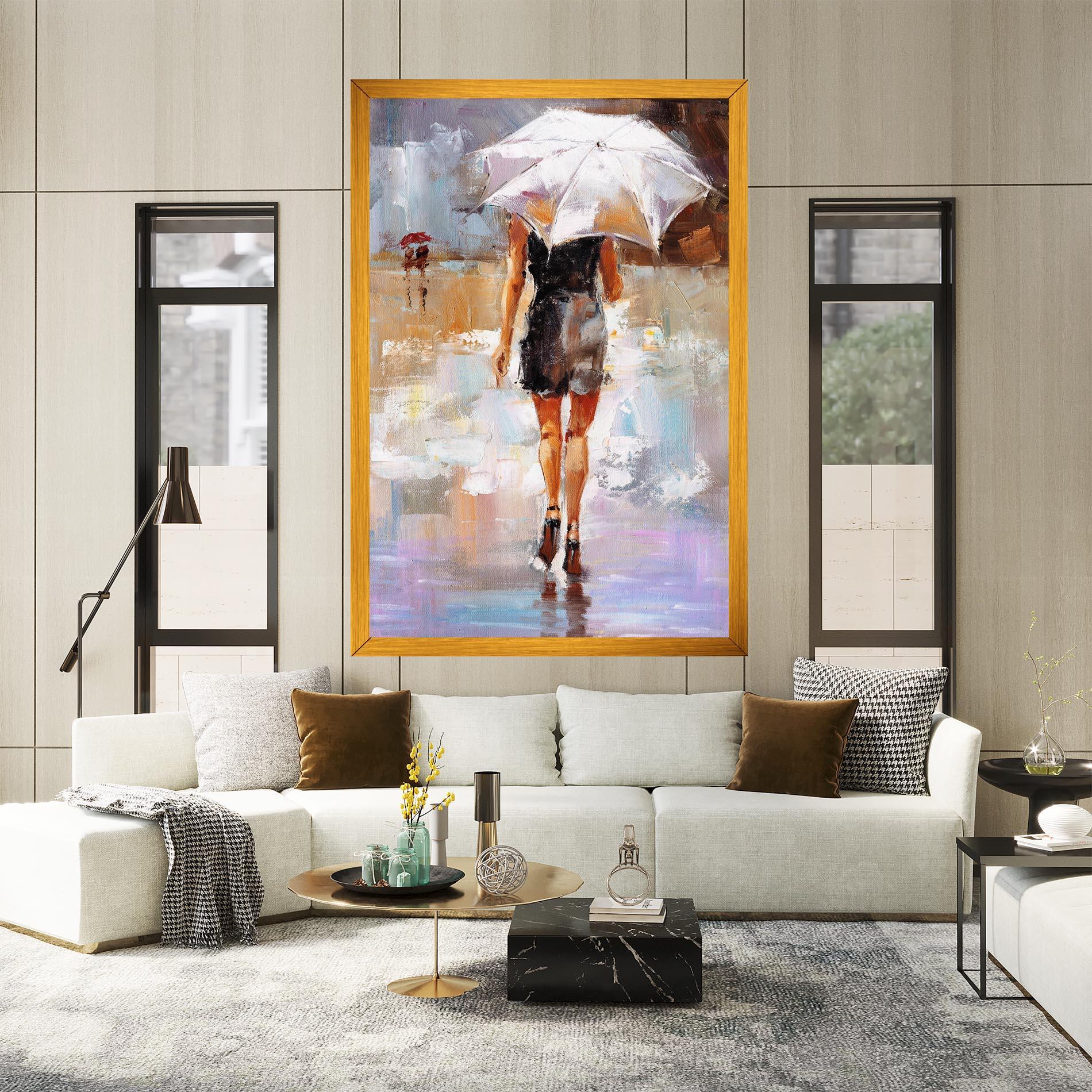 Картина на платно Fashion Lady mockup 2