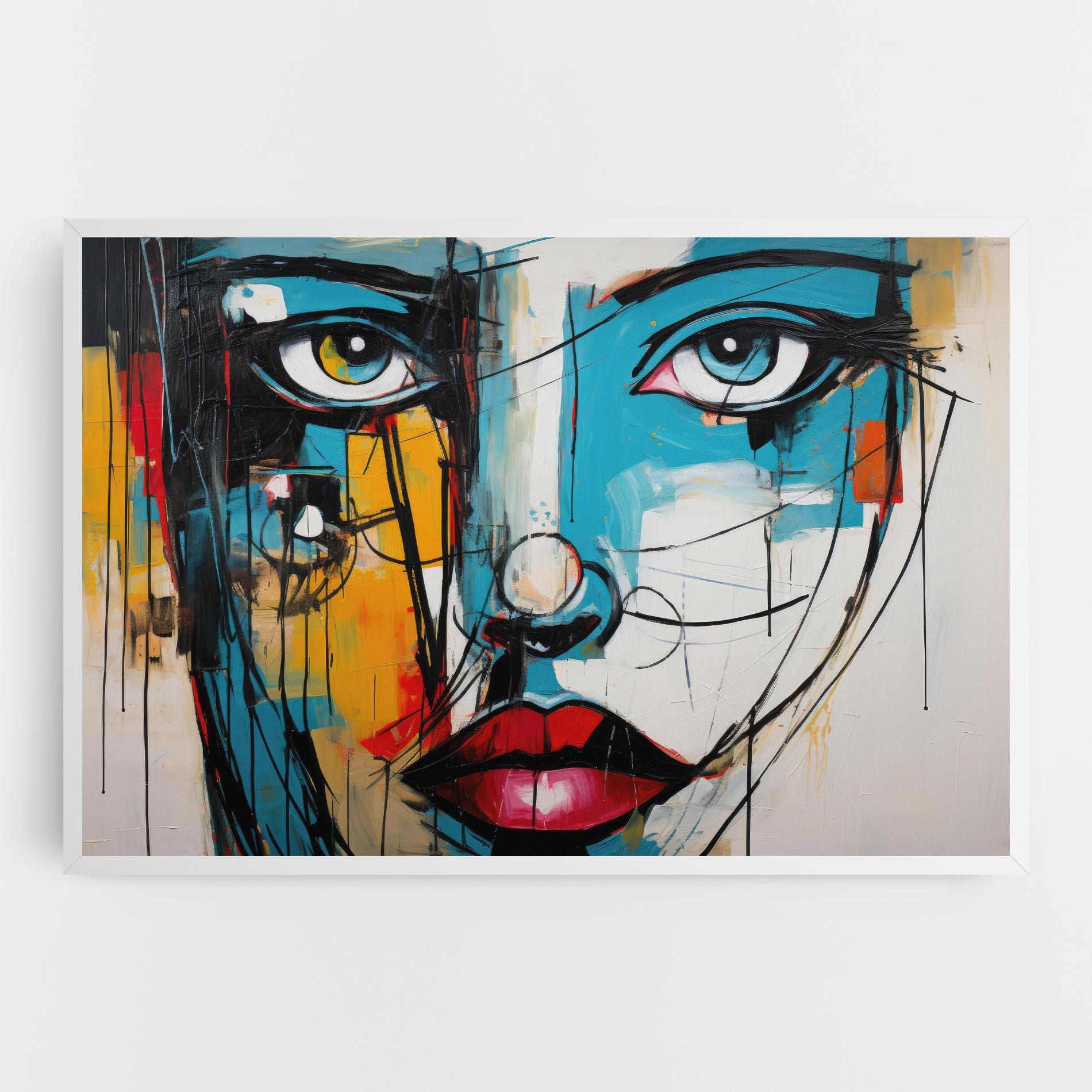 Картина на платно Abstract Drawing Portret mockup 0