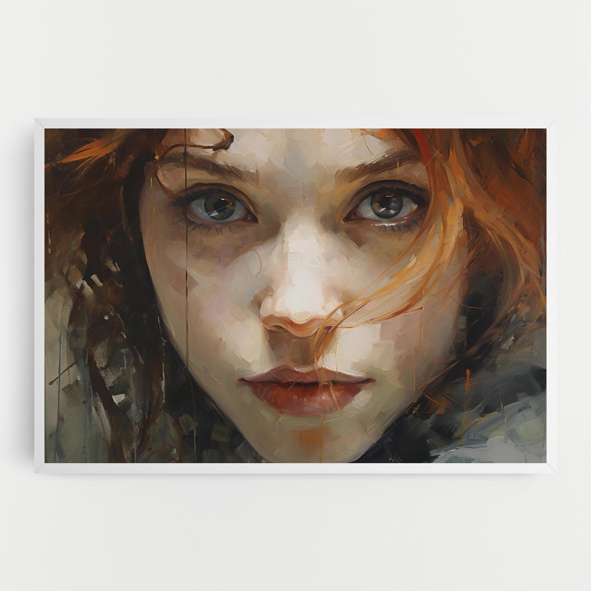 Portrait Oil Painting mockup 0