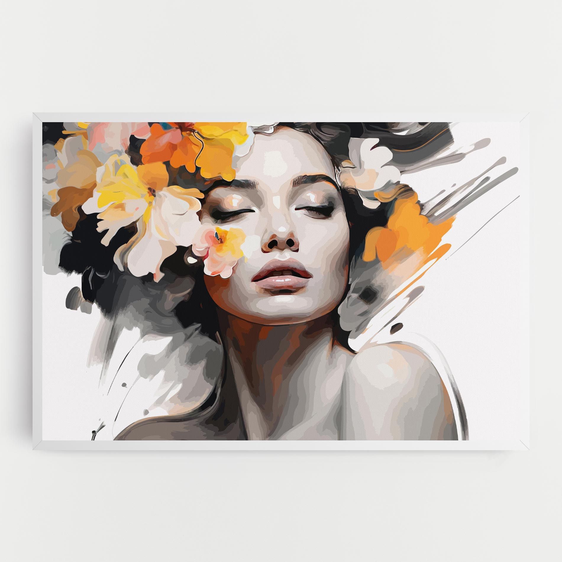 Yellow Flower Portrait mockup 0