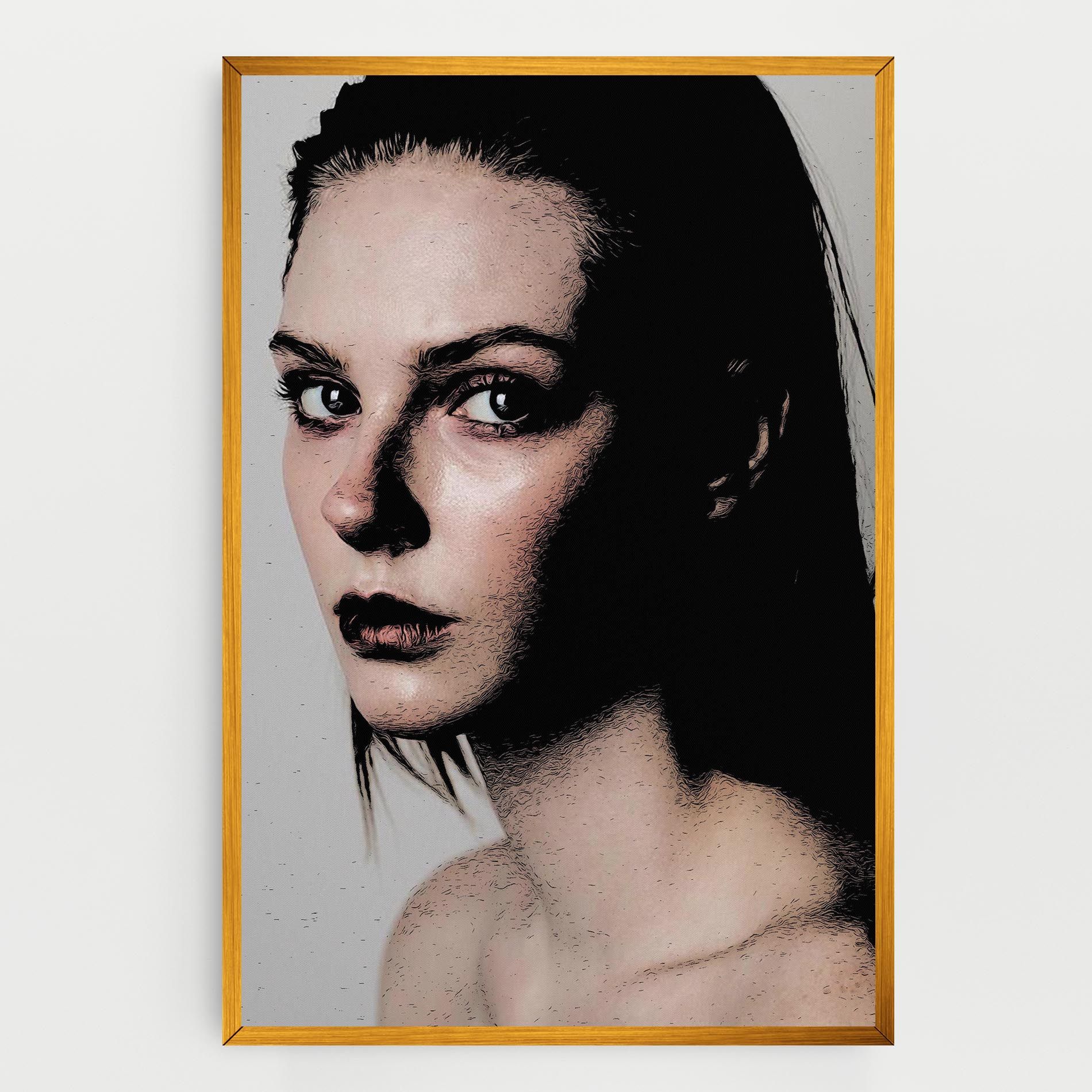 Big Eyes Portrait mockup 0