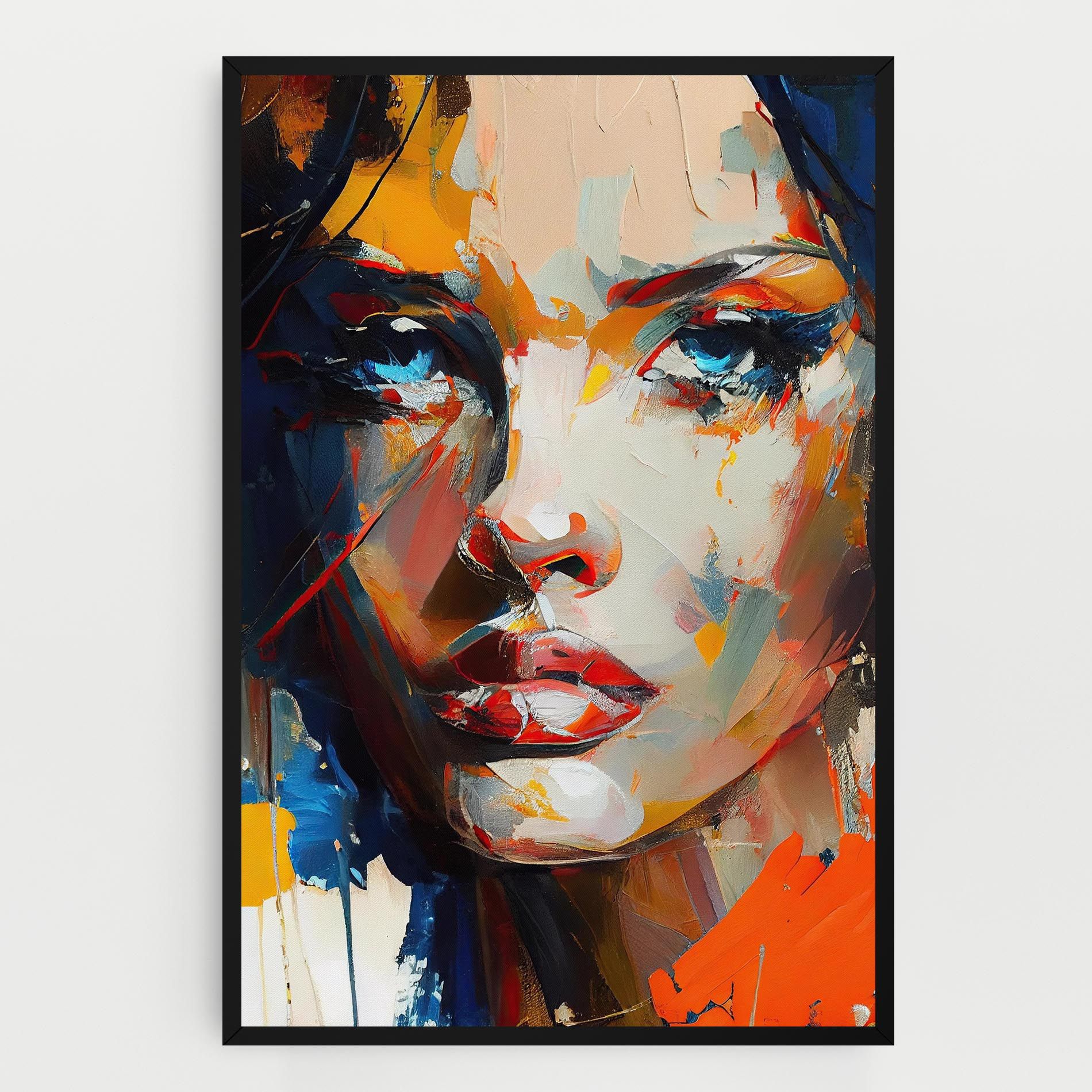 Beautiful Brunette Woman mockup 0