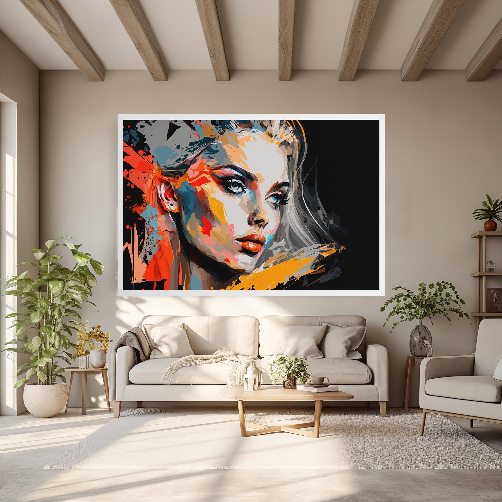 Blue Eye Face mockup 6