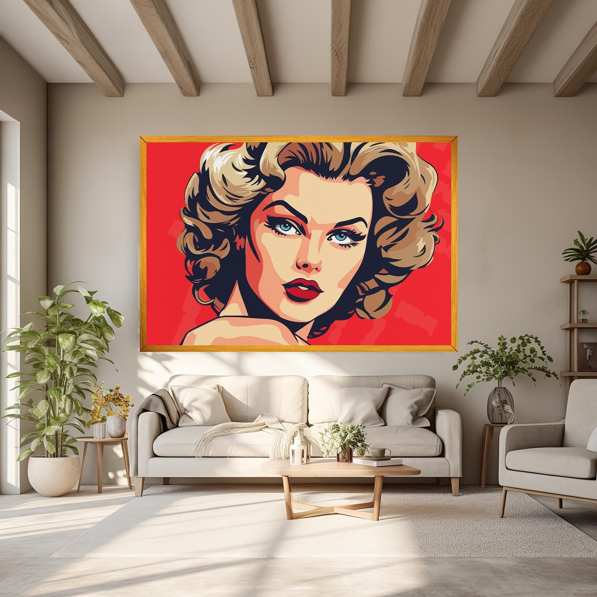 Blue Eyes Portrait mockup 6