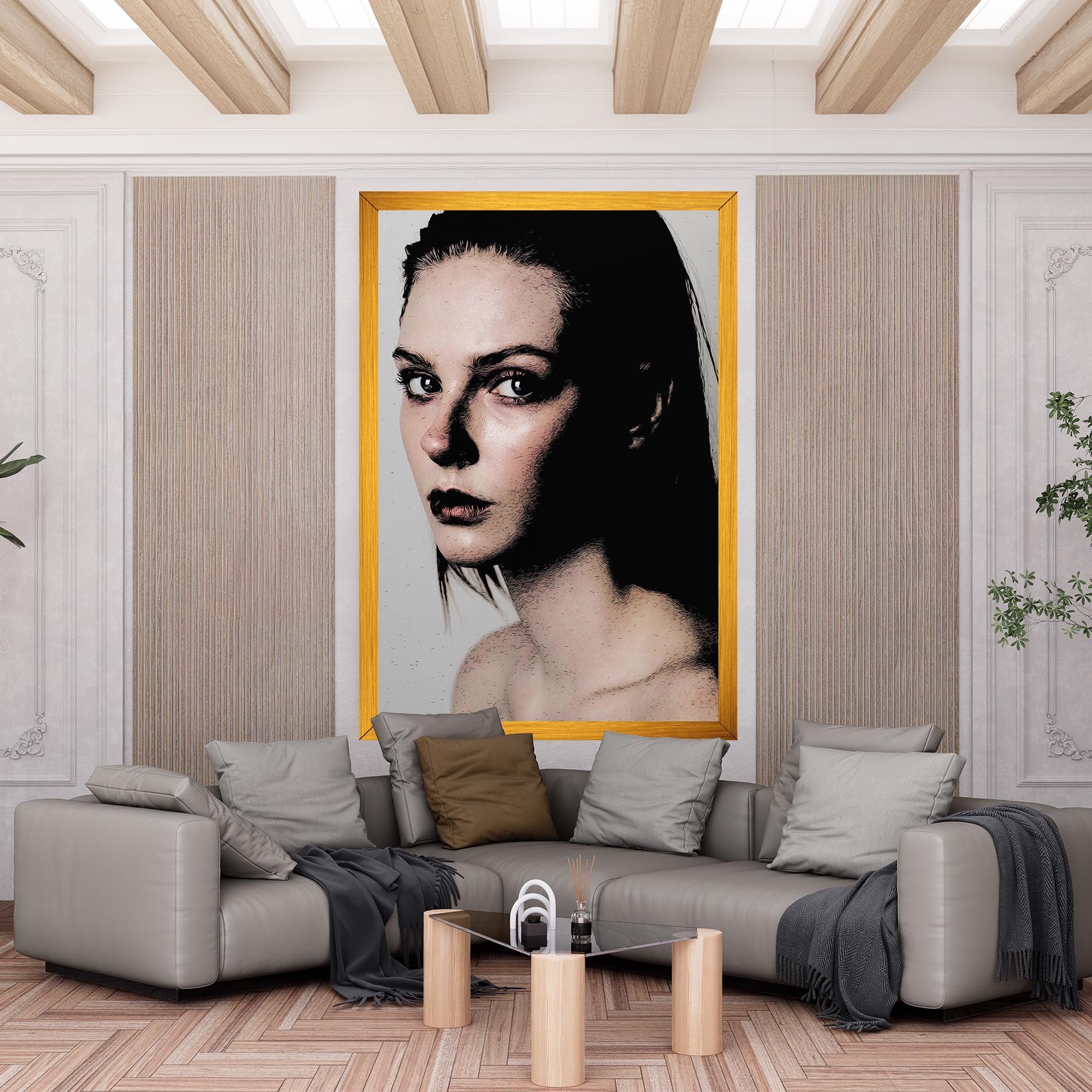 Big Eyes Portrait mockup 6