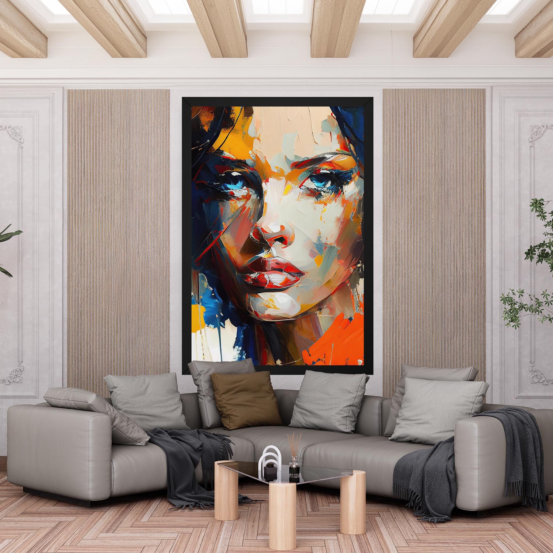 Beautiful Brunette Woman mockup 6