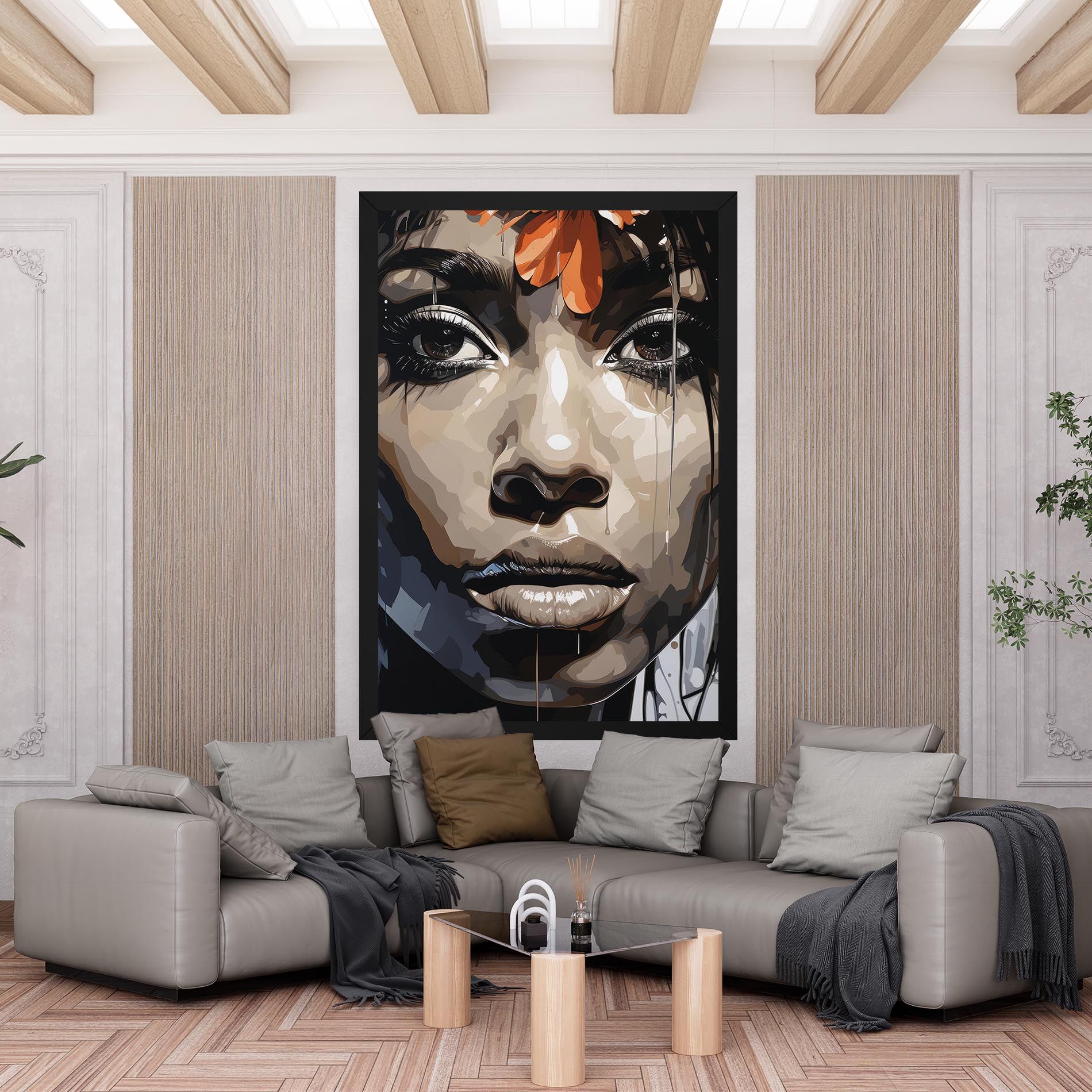 Pretty Girl Portrait mockup 6