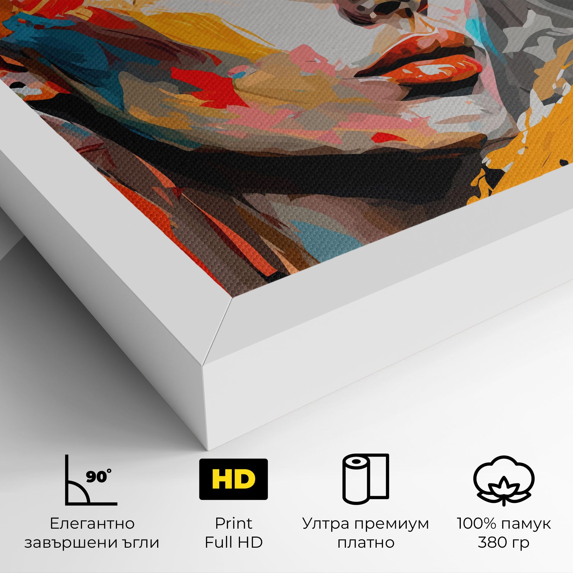 Blue Eye Face mockup 4