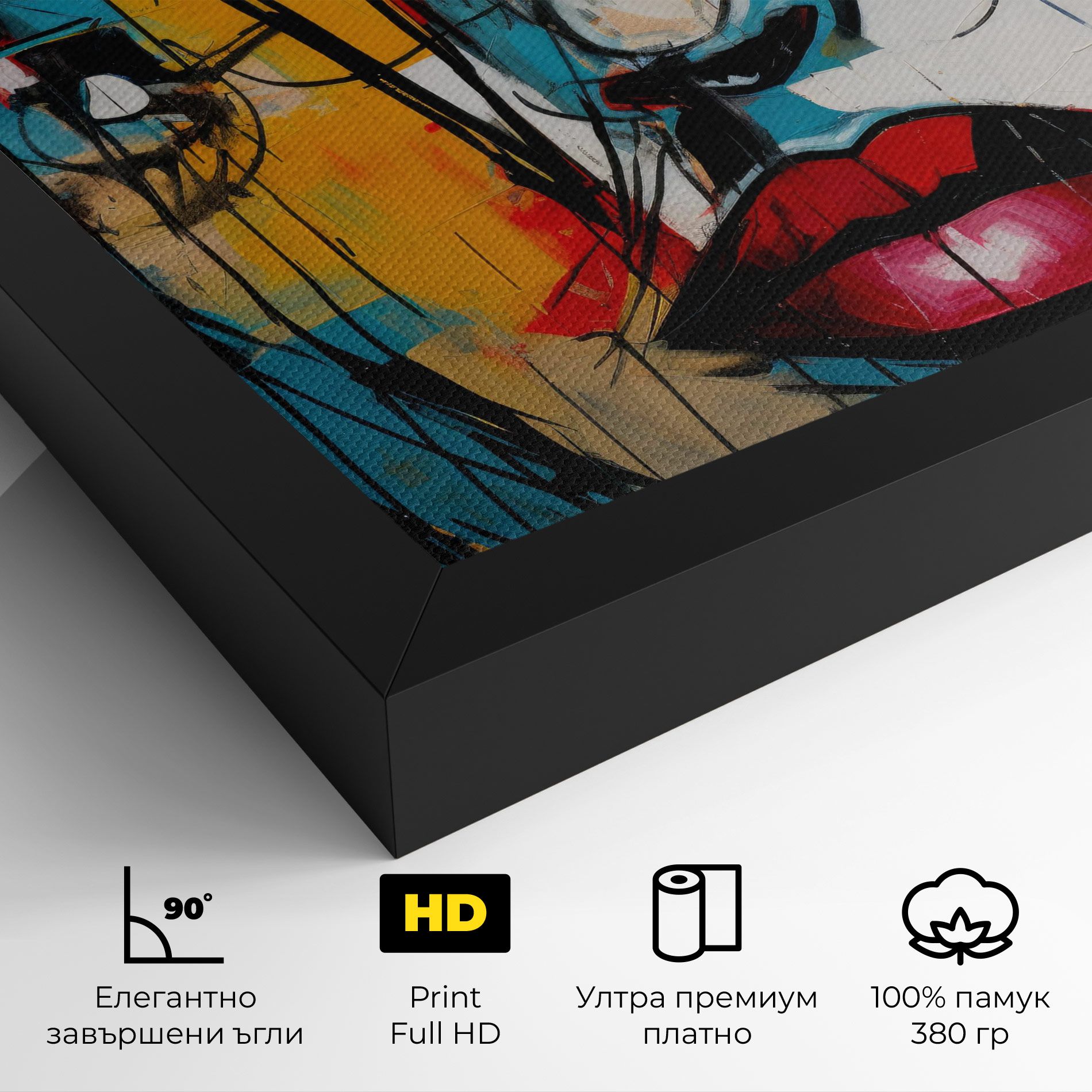 Abstract Drawing Portret mockup 4