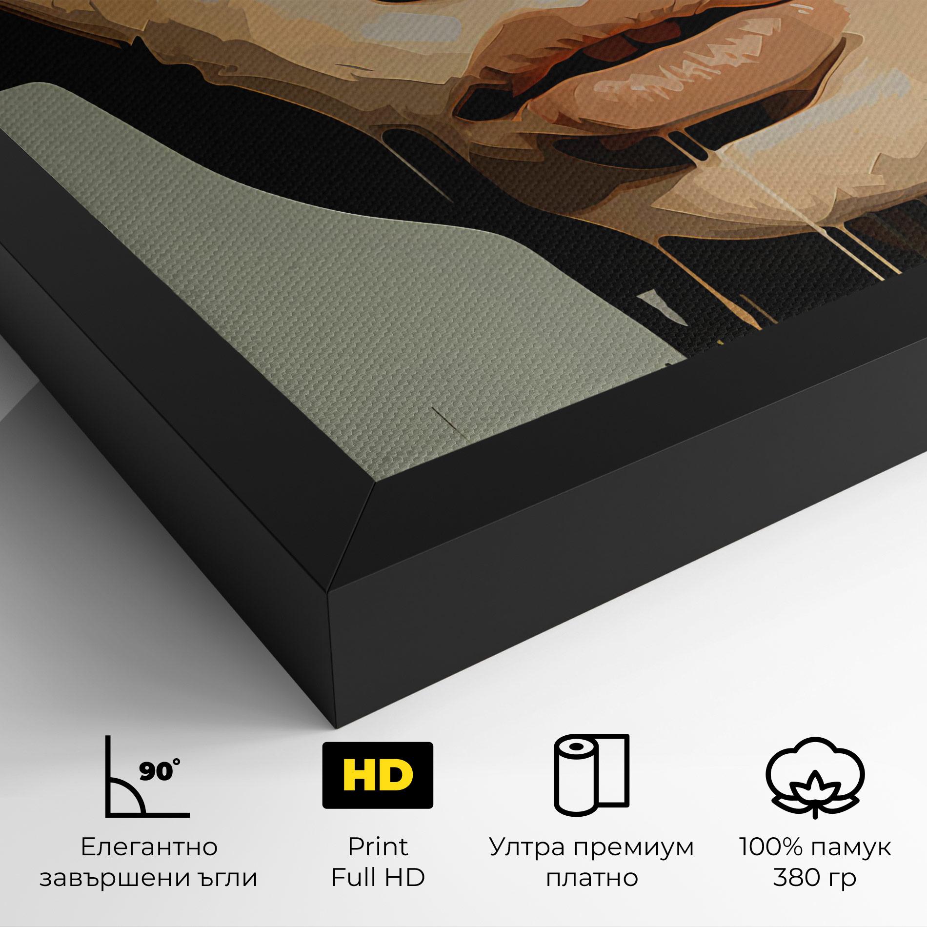 Картина на платно Apologetic Face mockup 4