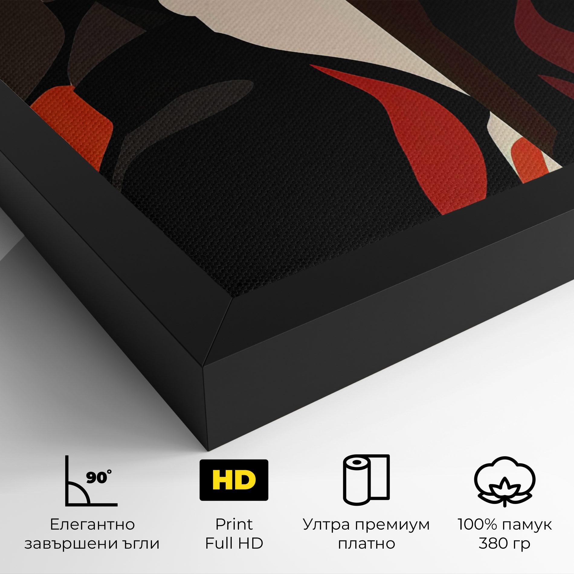 Картина на платно Graphical Portrait mockup 4