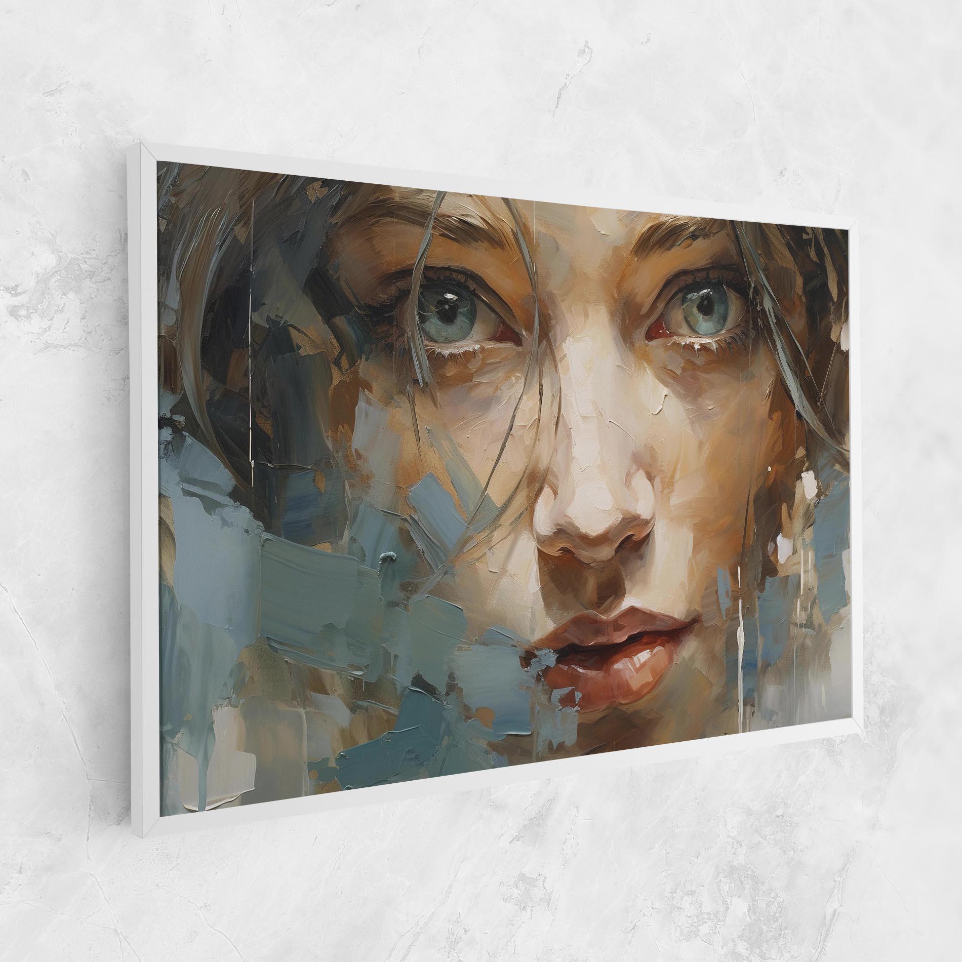 Картина на платно Expressive Portrait mockup 1