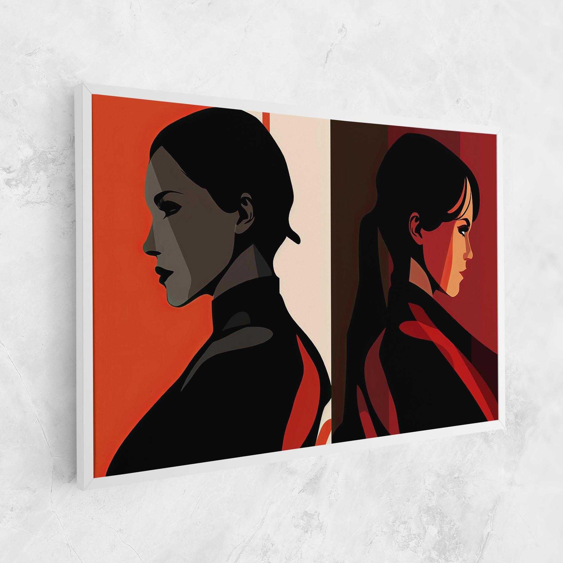 Картина на платно Graphical Portrait mockup 1