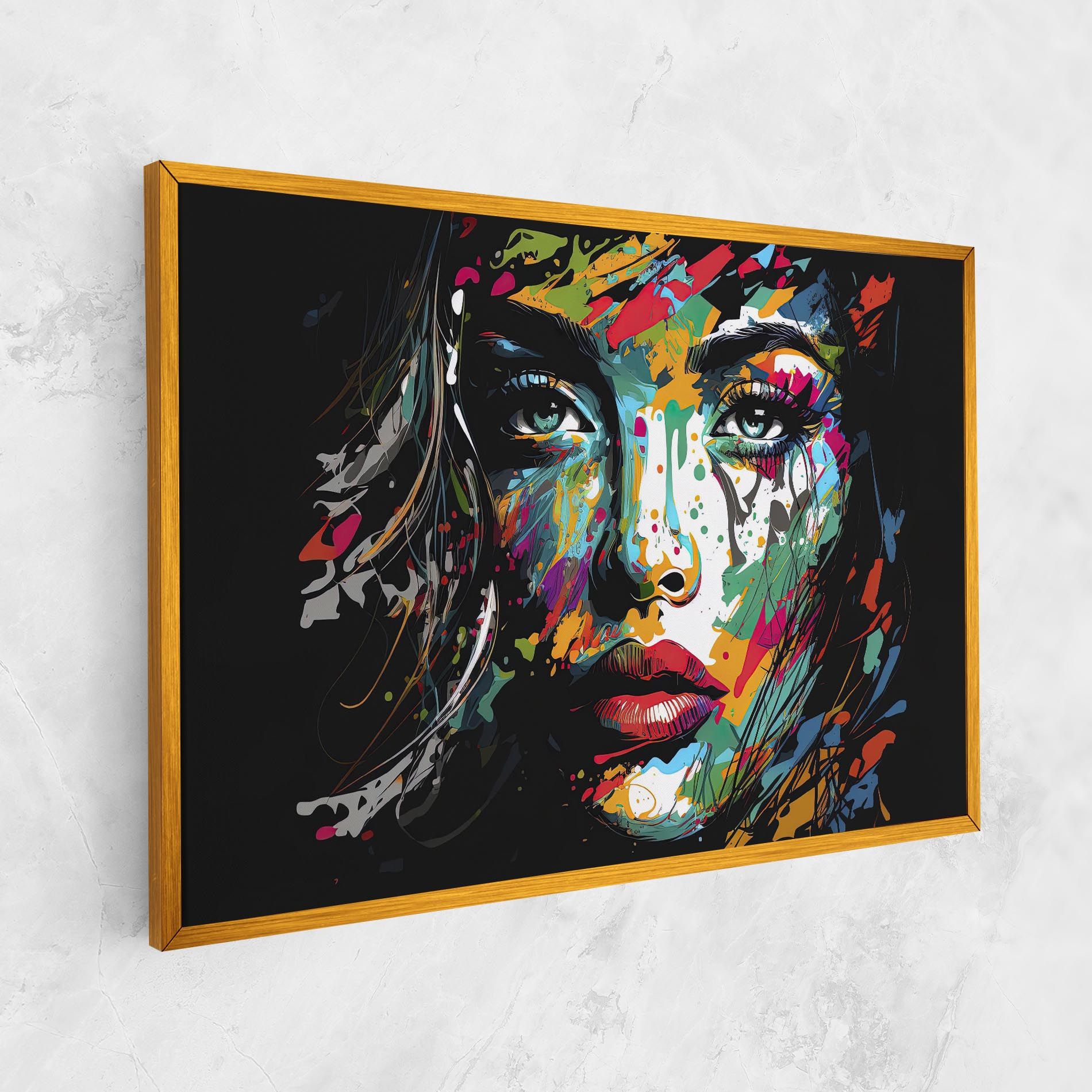 Abstract Stylish Portrait mockup 1