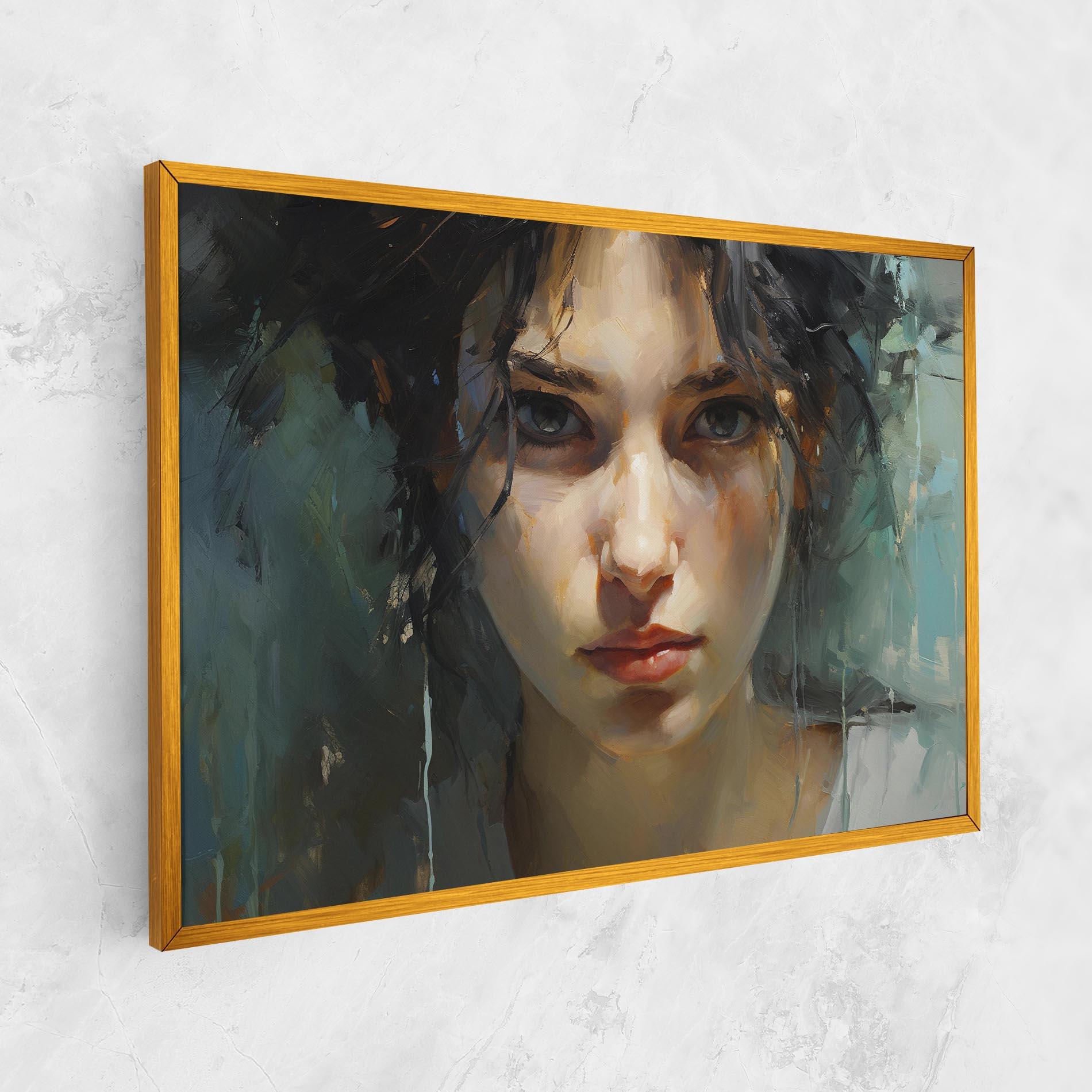 Картина на платно Intense Portrait mockup 1