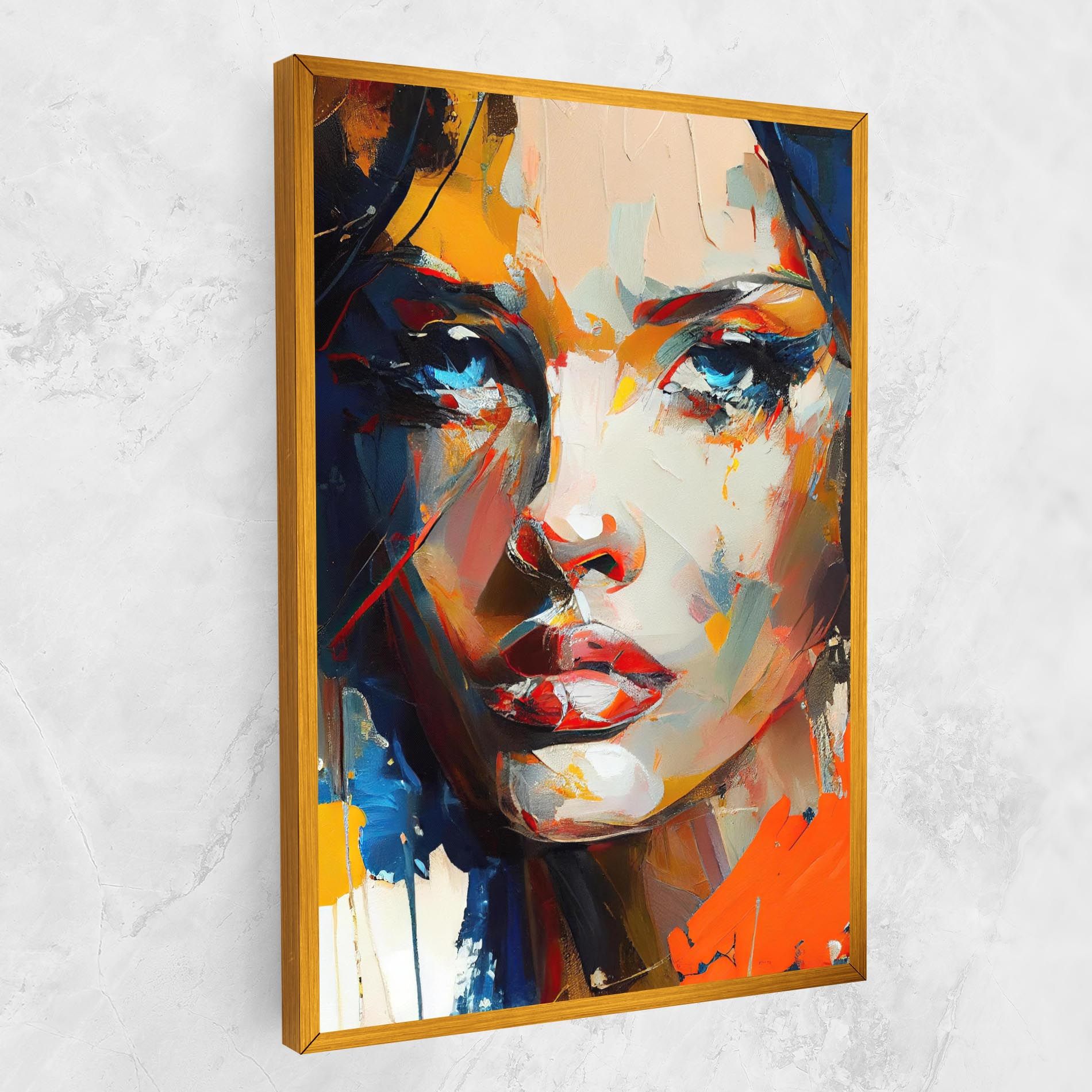 Beautiful Brunette Woman mockup 1