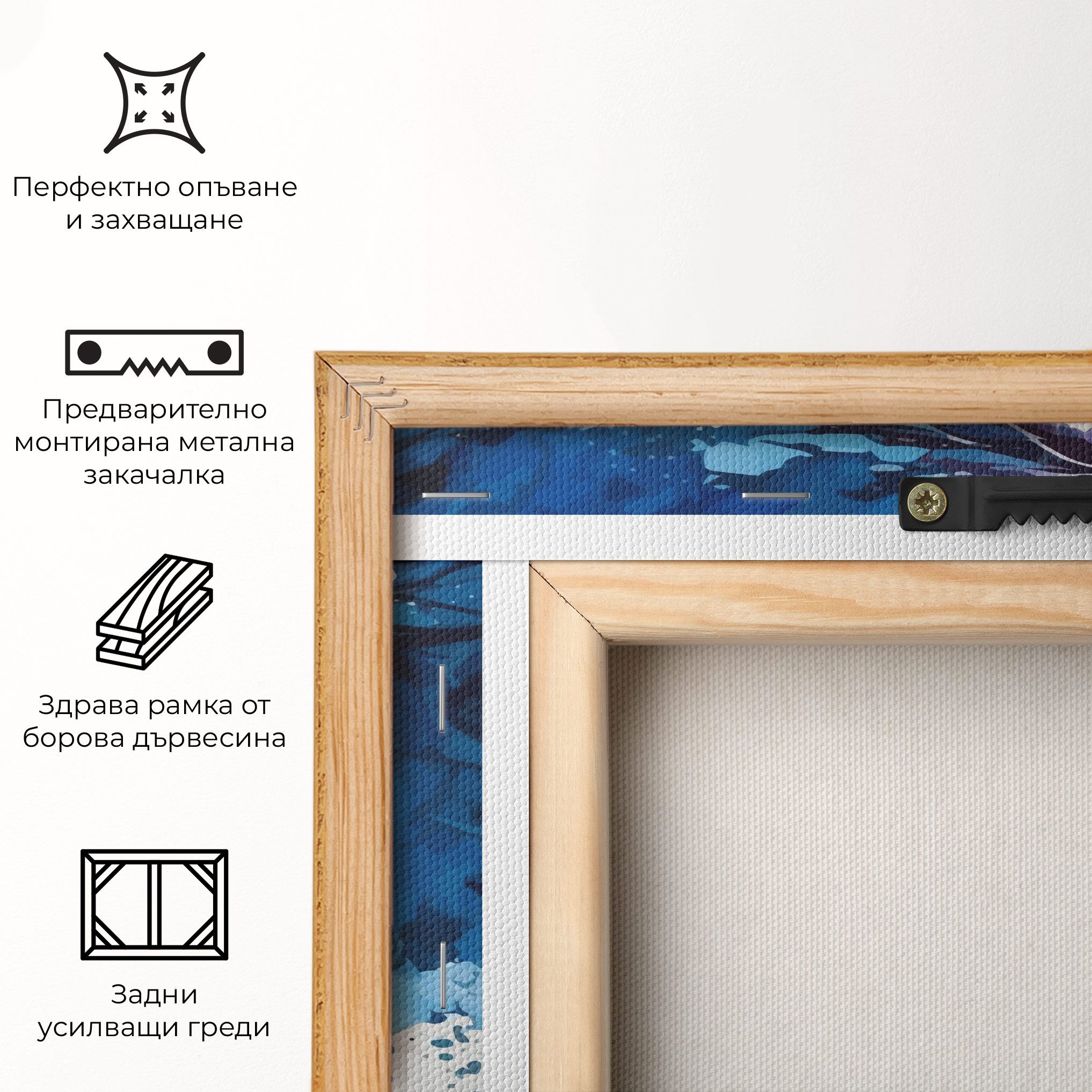 Blue Hair Portrait mockup 5