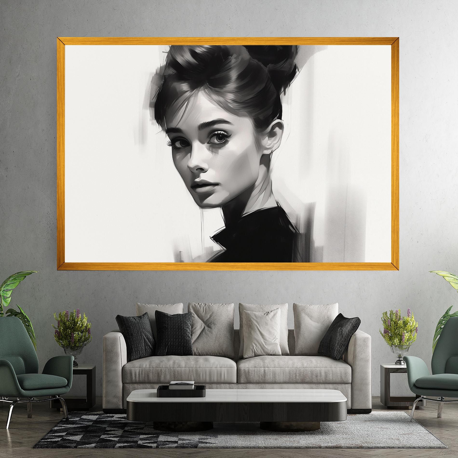 Hepburn Portrait mockup 7