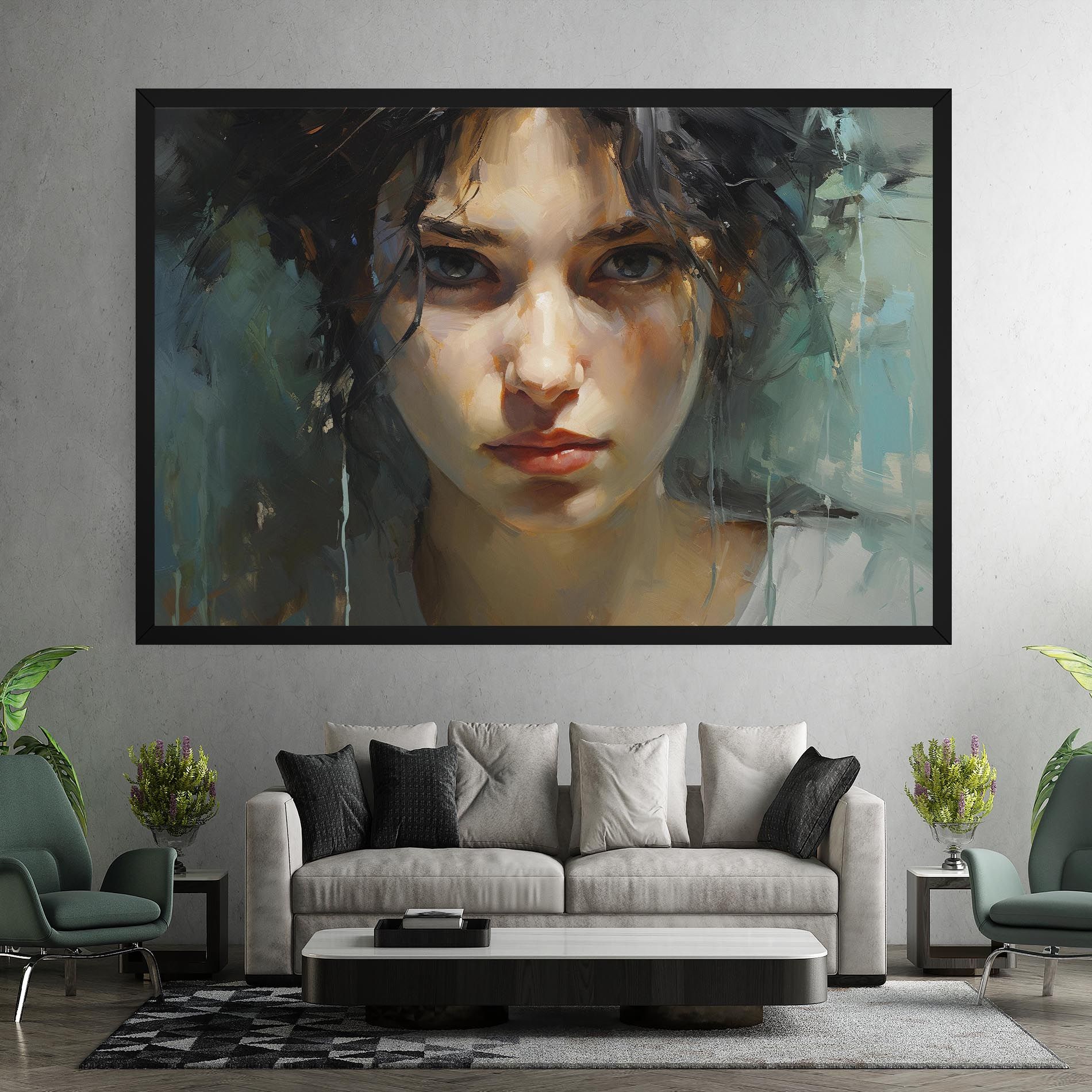 Intense Portrait mockup 7