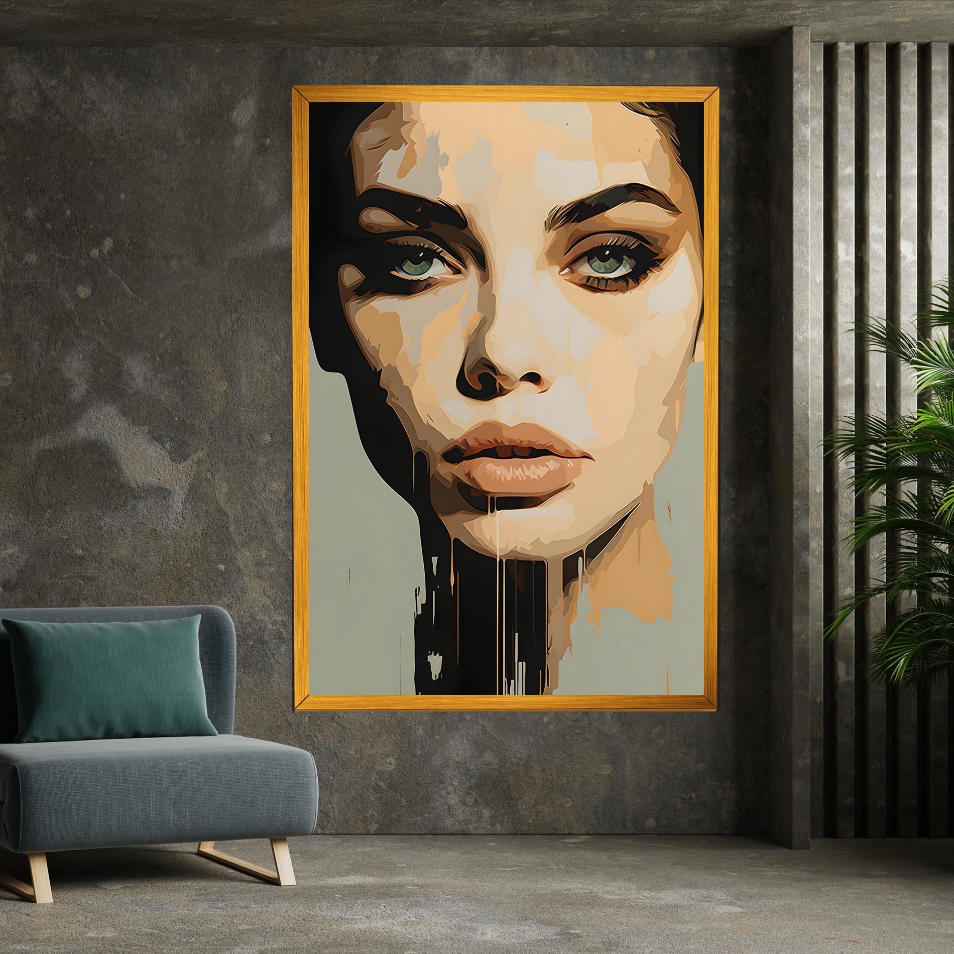 Картина на платно Apologetic Face mockup 7