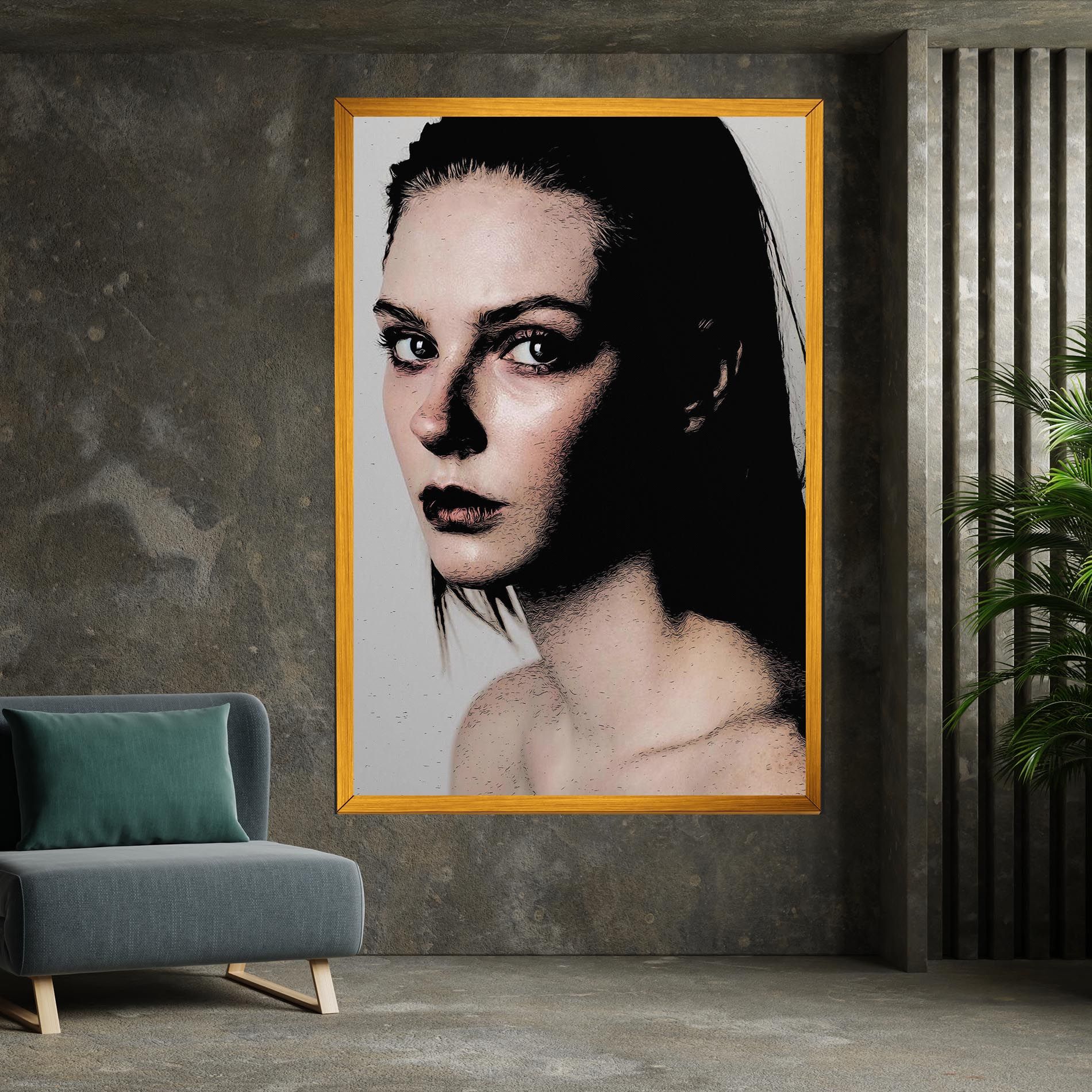 Big Eyes Portrait mockup 7