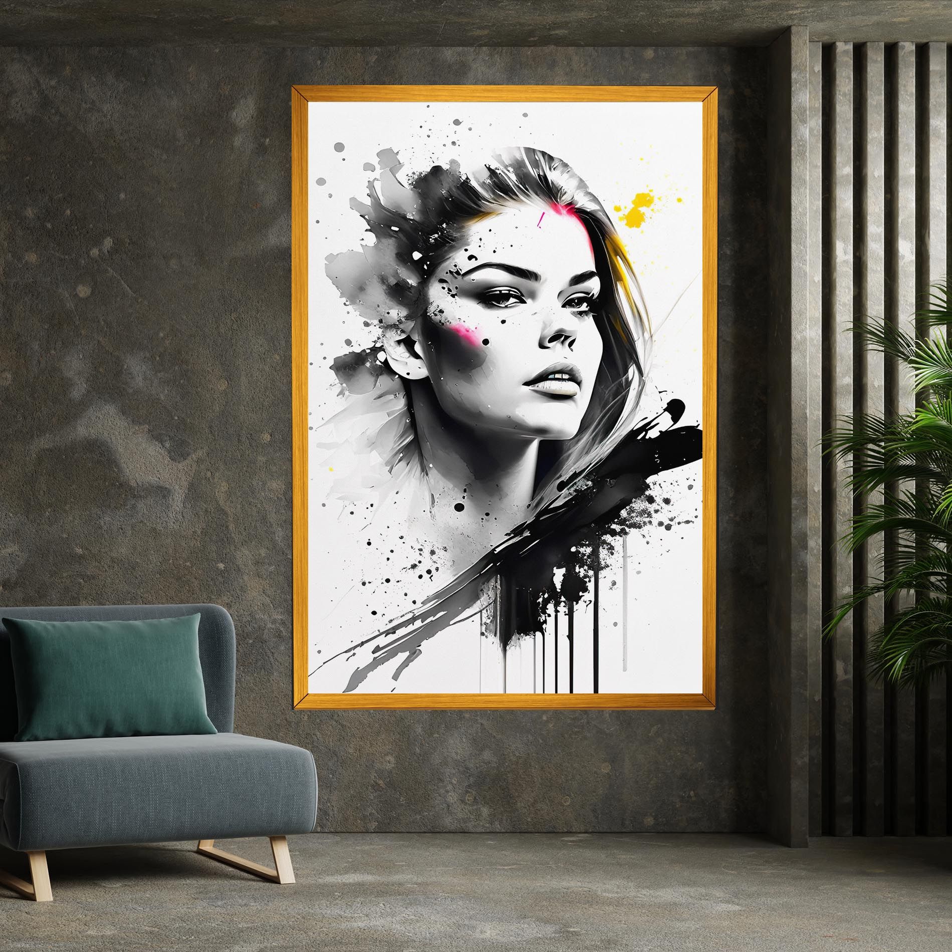 Ink Splash Portrait mockup 7