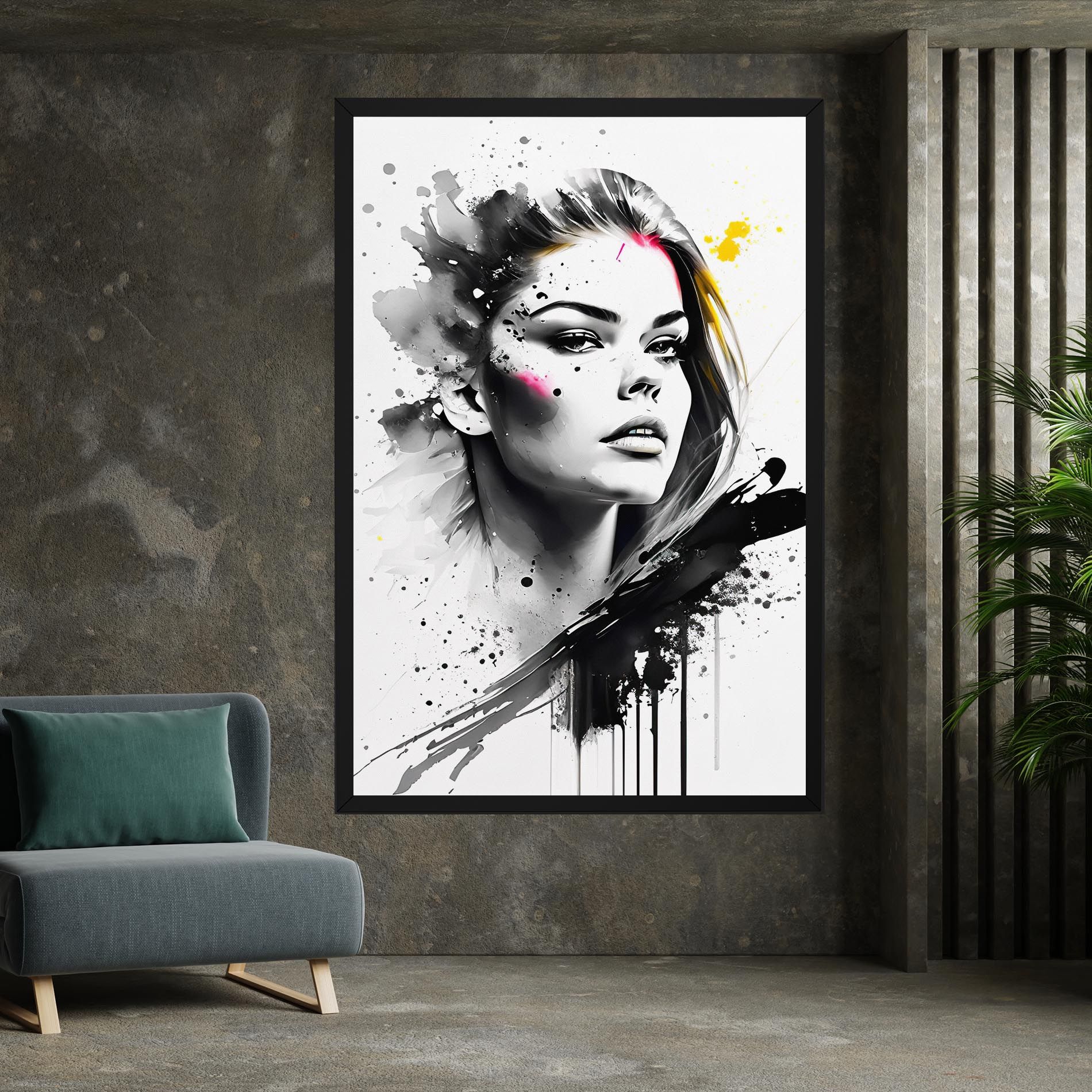Ink Splash Portrait mockup 7