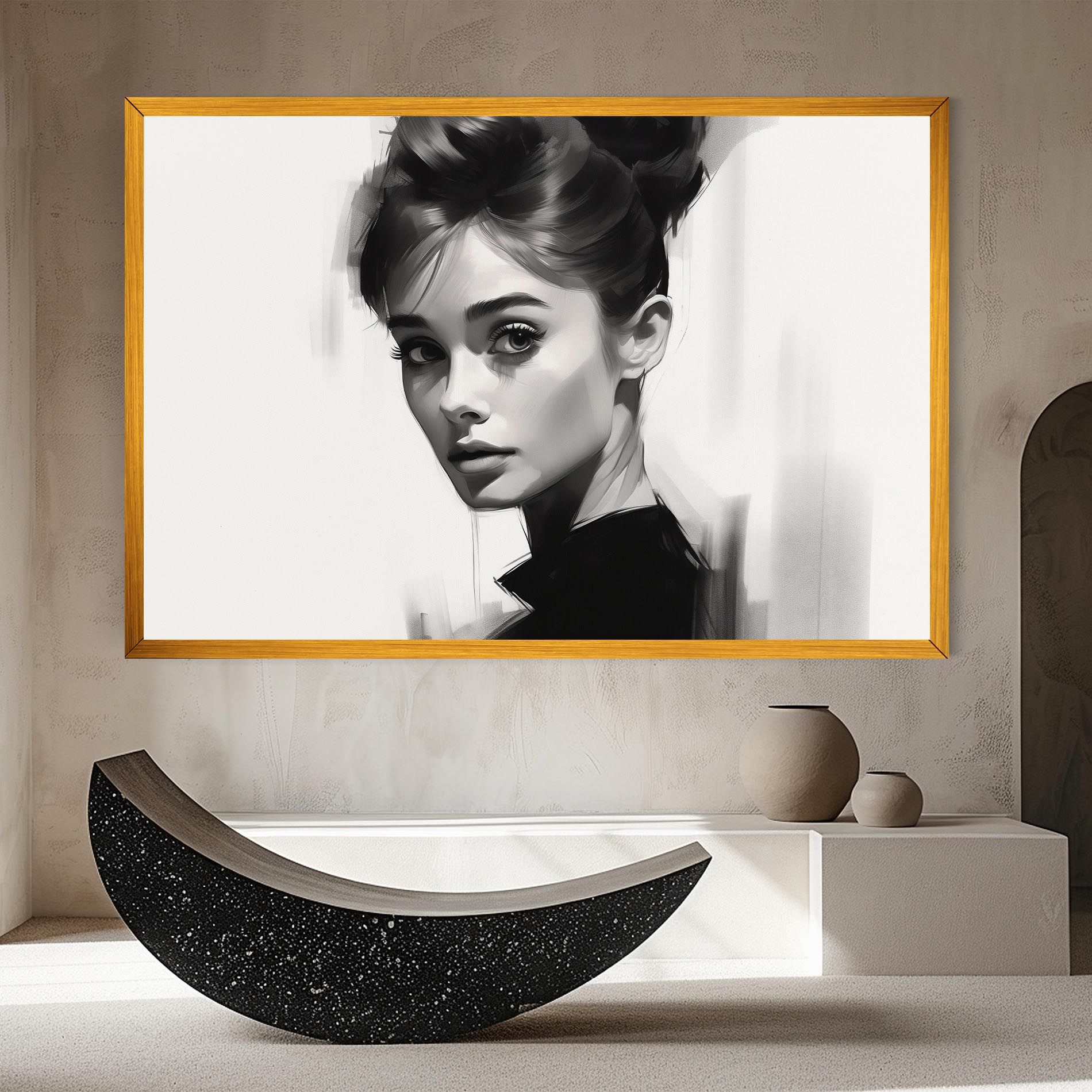 Hepburn Portrait mockup 8