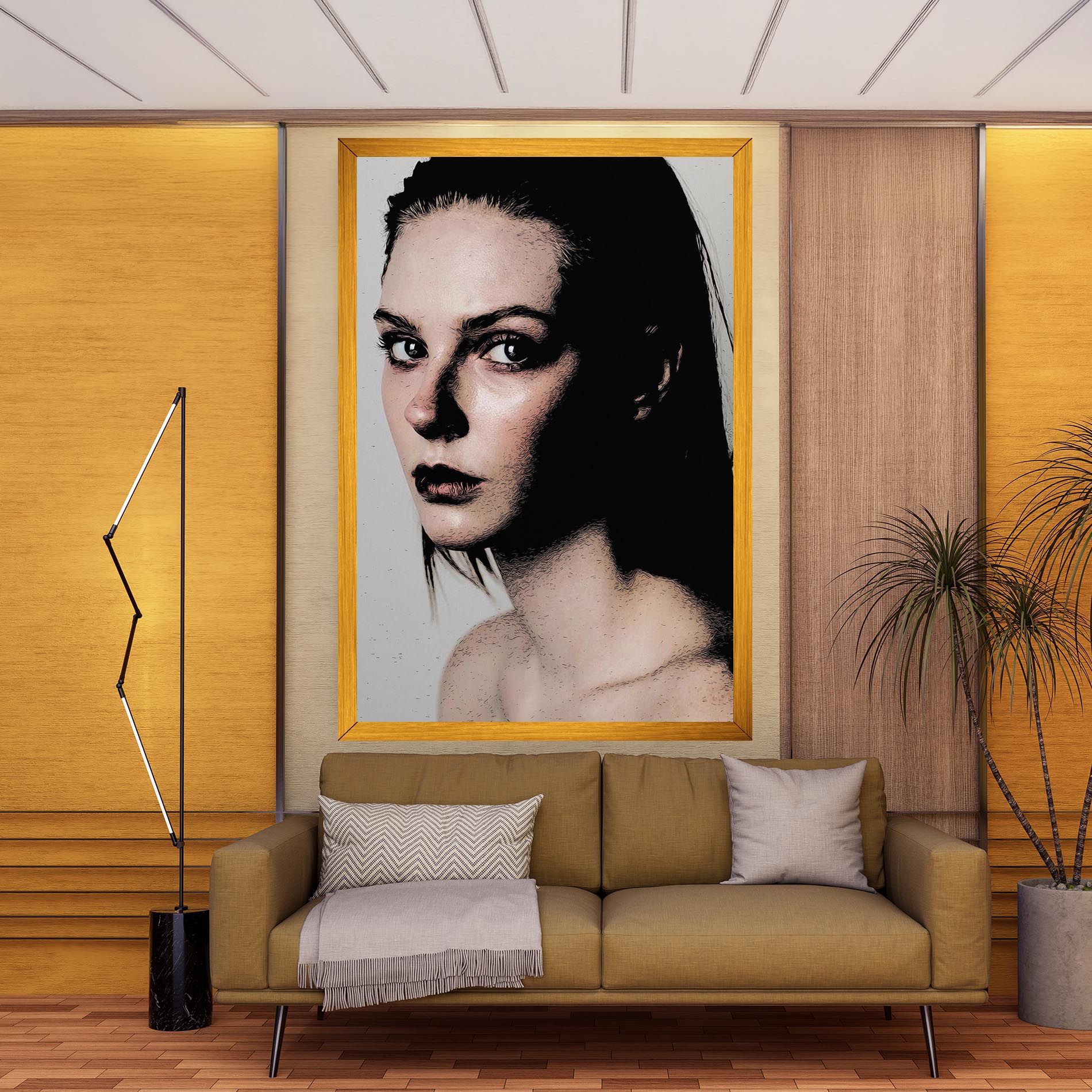 Big Eyes Portrait mockup 9