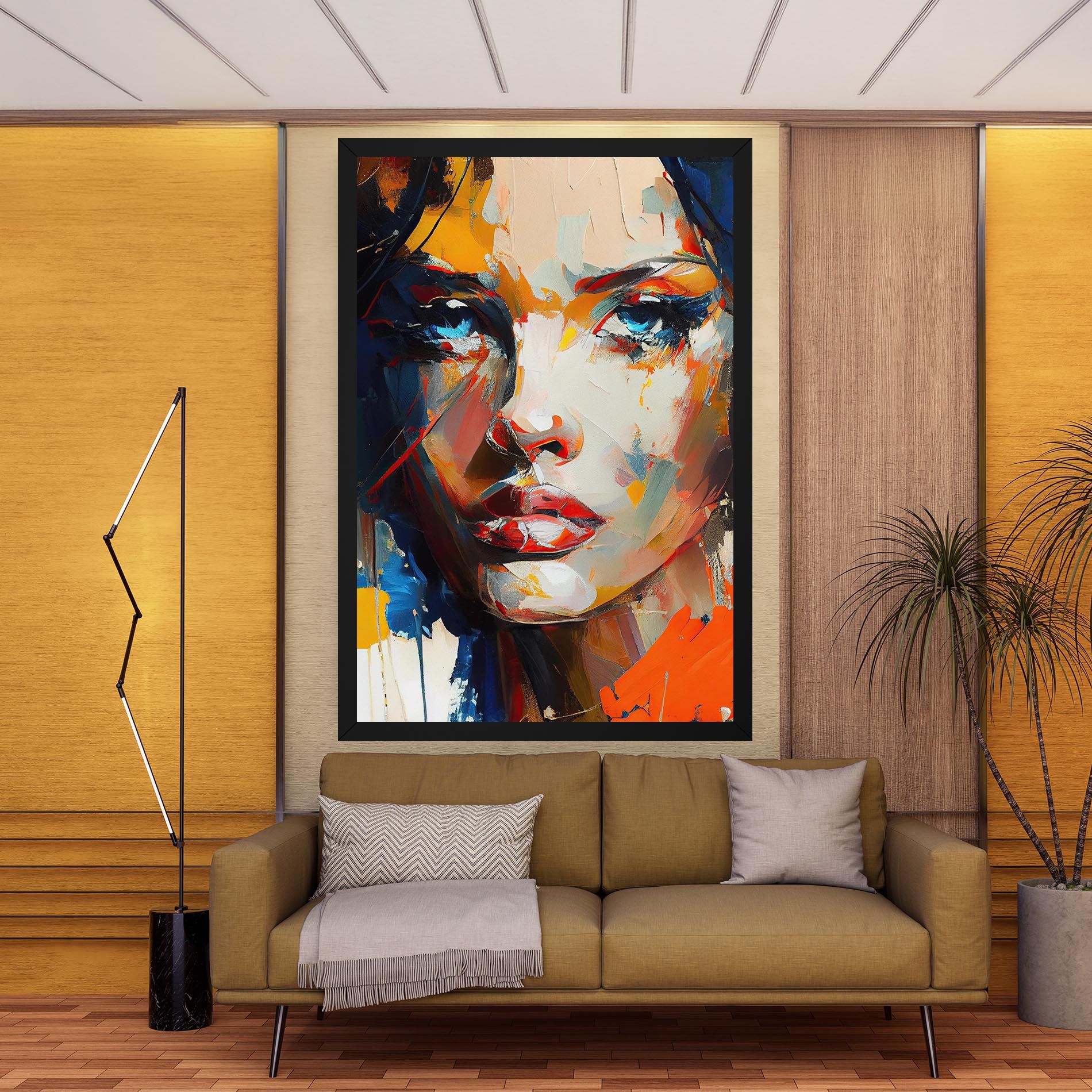 Beautiful Brunette Woman mockup 9